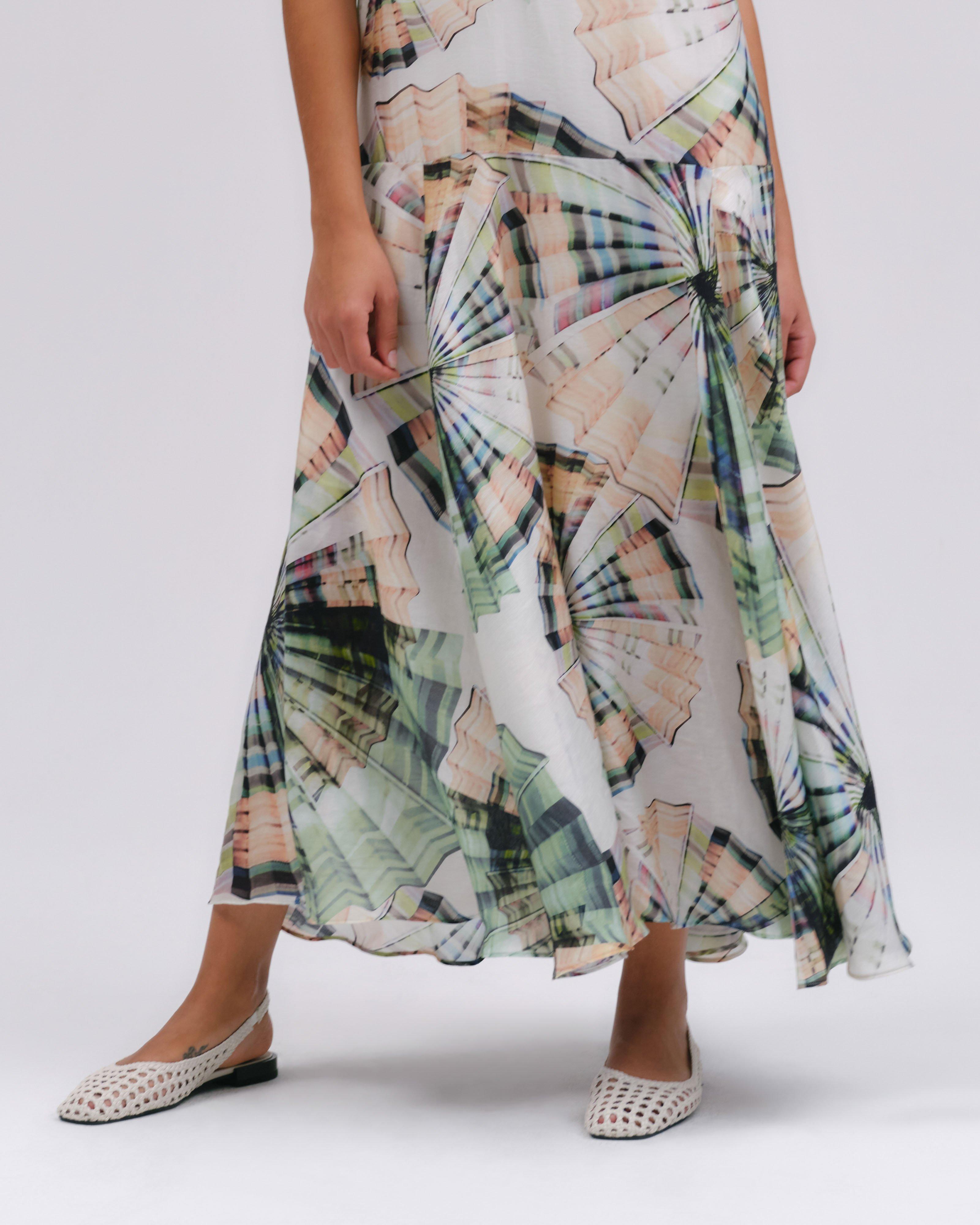 knee length dresses for ladies Kaydence Maxi Dress in Cream