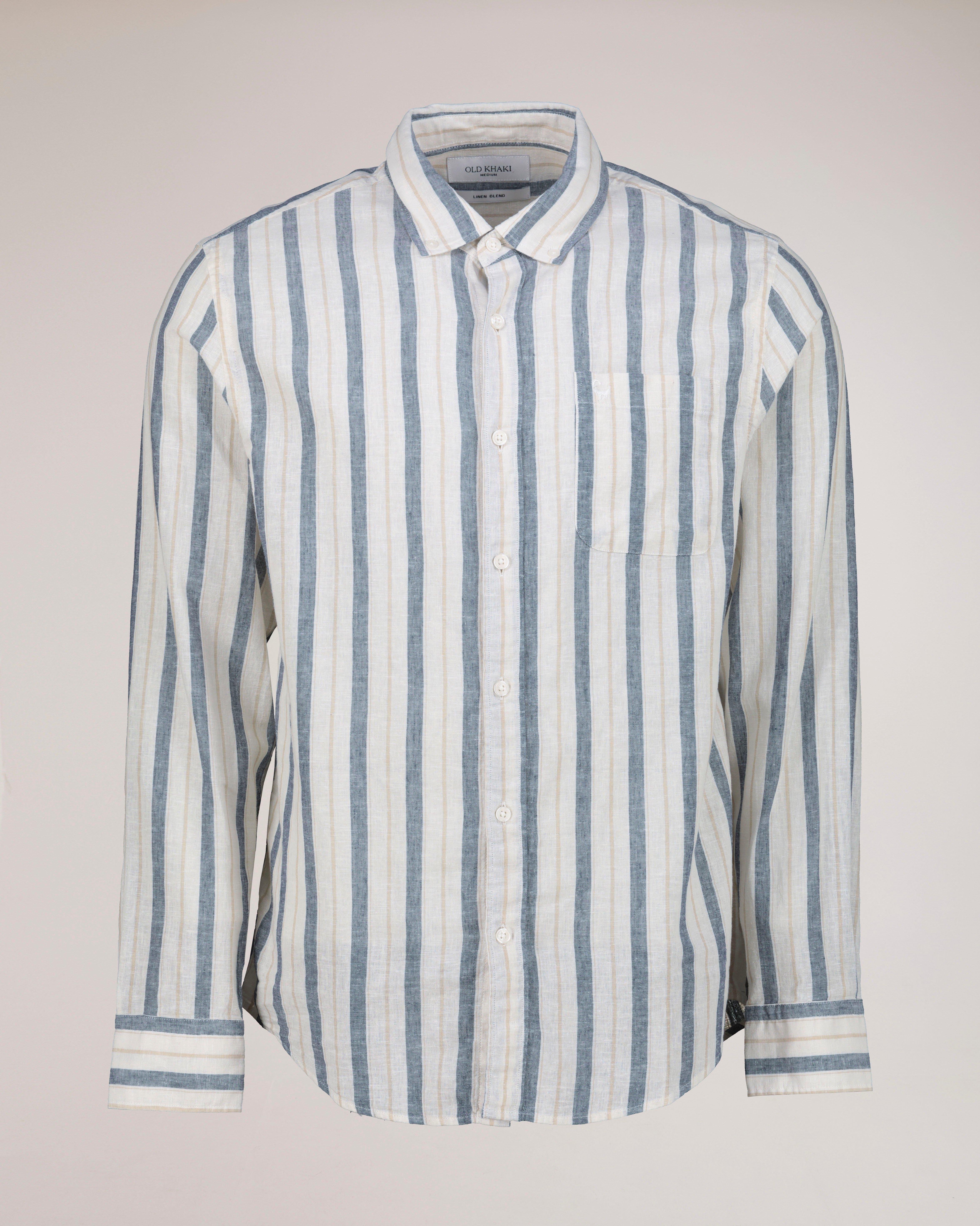 Old Khaki Men's Theo Linen Blend Shirt | Cape Union Mart