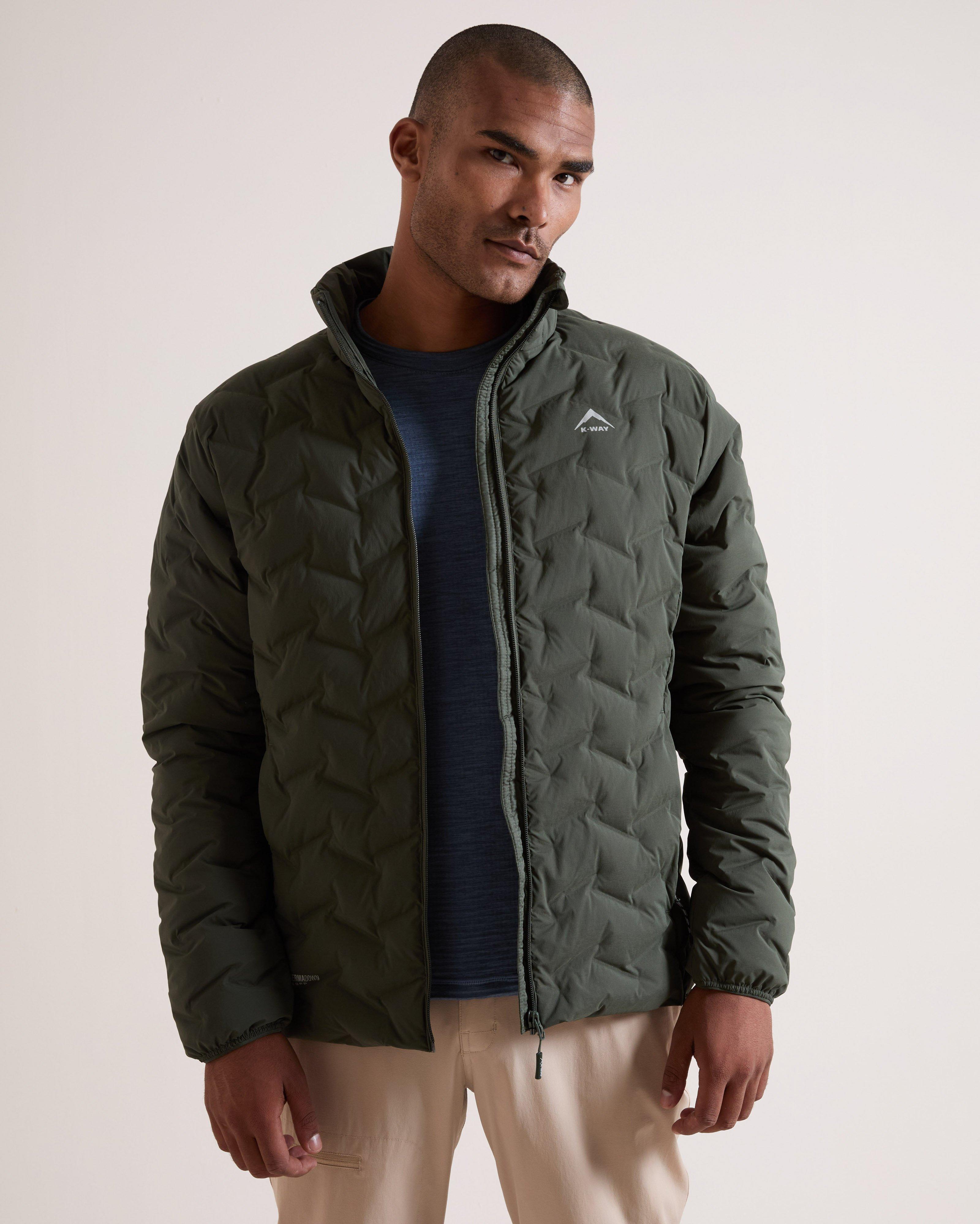 K-WAY Men's Summit Welded Down Puffer Jacket