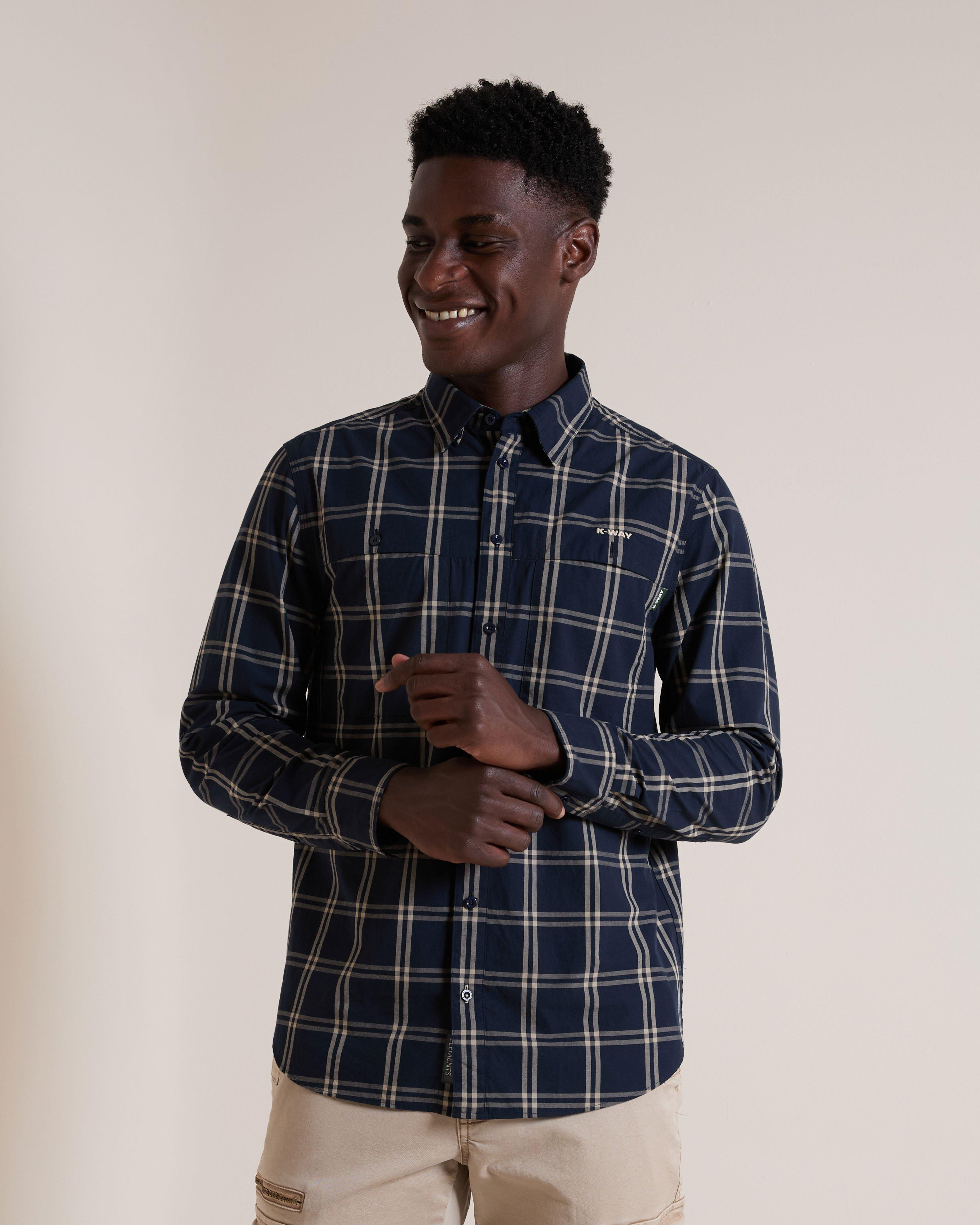 K-Way Elements Men's Long-Sleeve Eco Stretch Safari Shirt | Cape