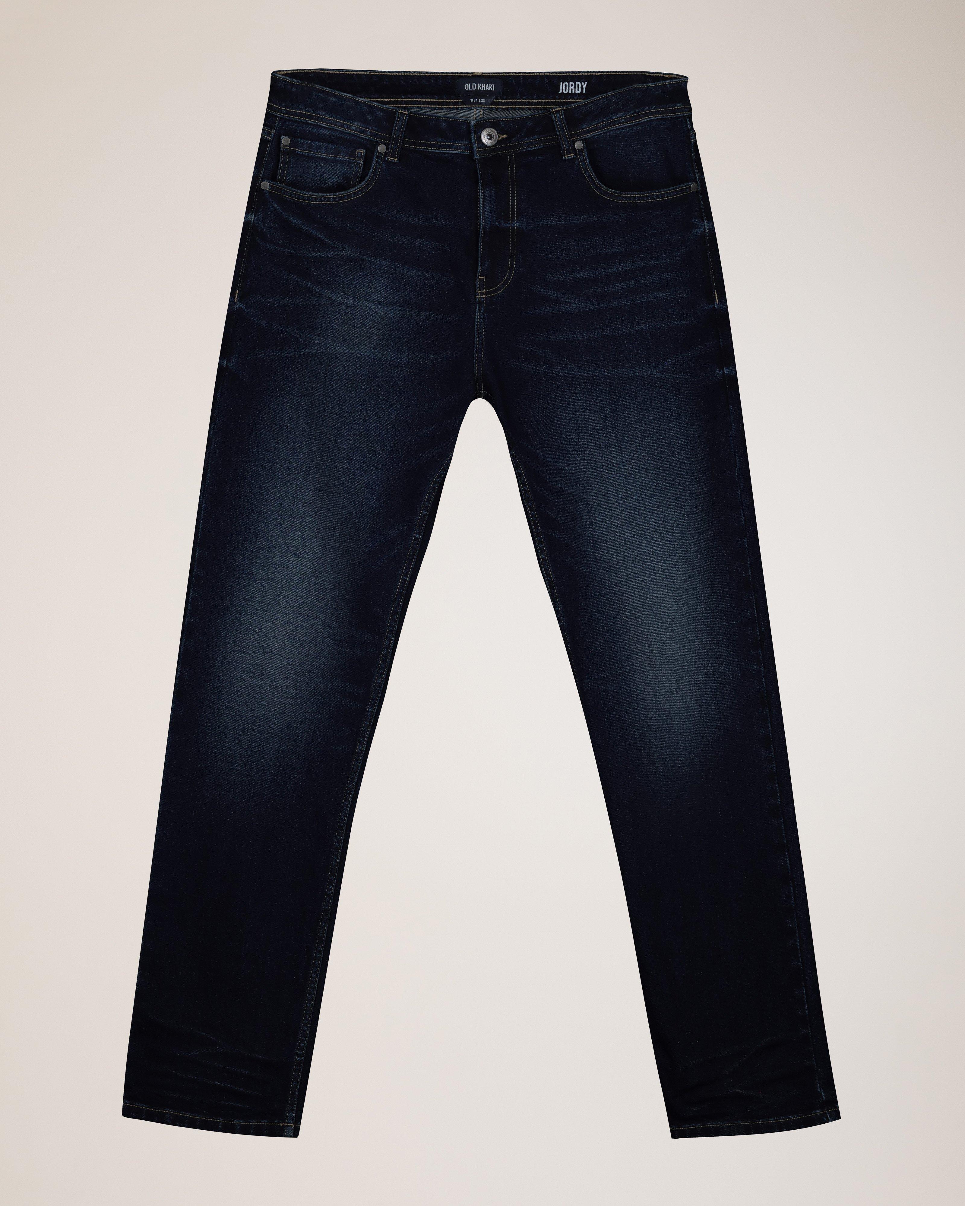 Old Khaki Men's Jordy Straight Blue Black Denim Jeans | Cape Union