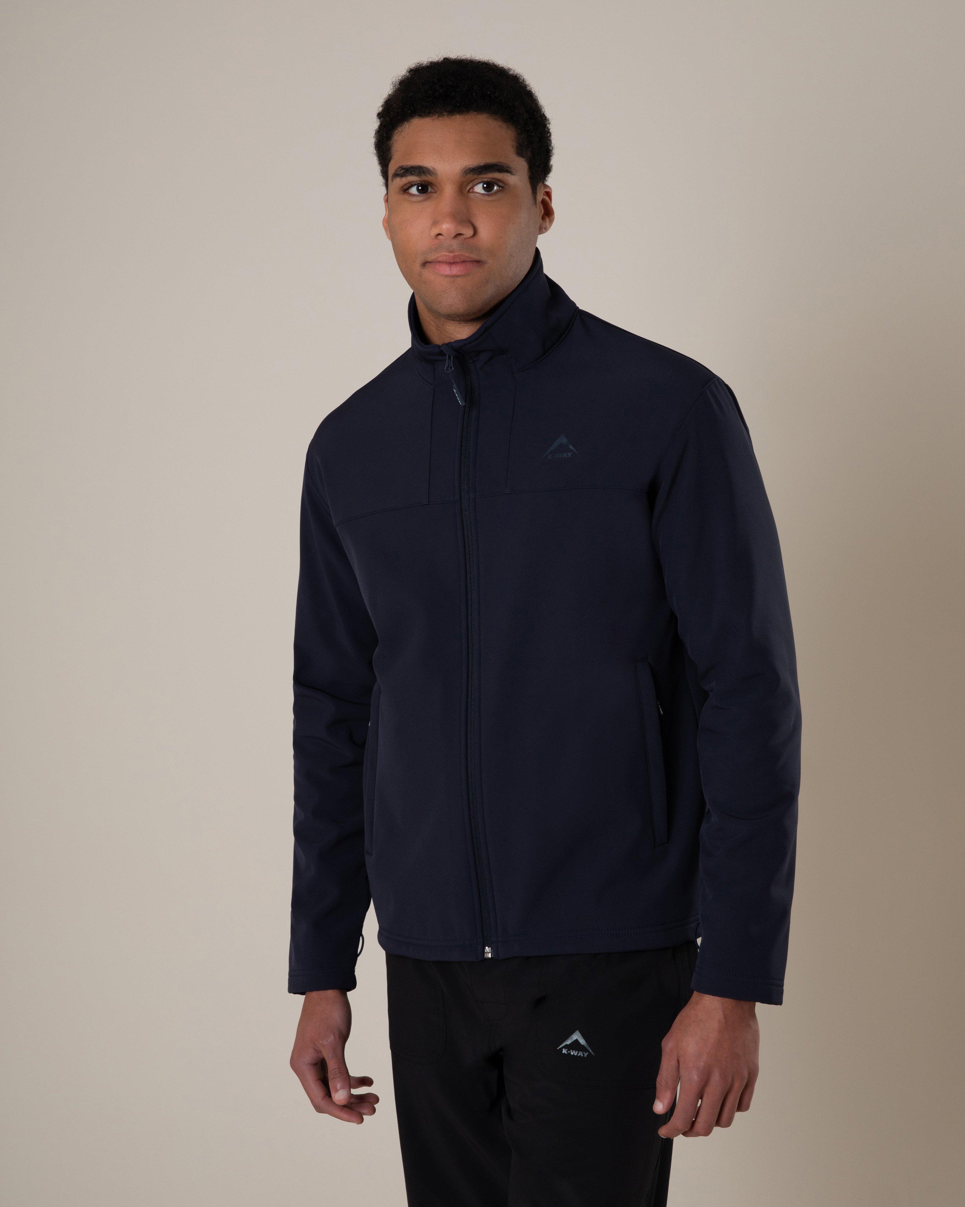 K-Way Men's Urban Trek Softshell Jacket -  Indigo