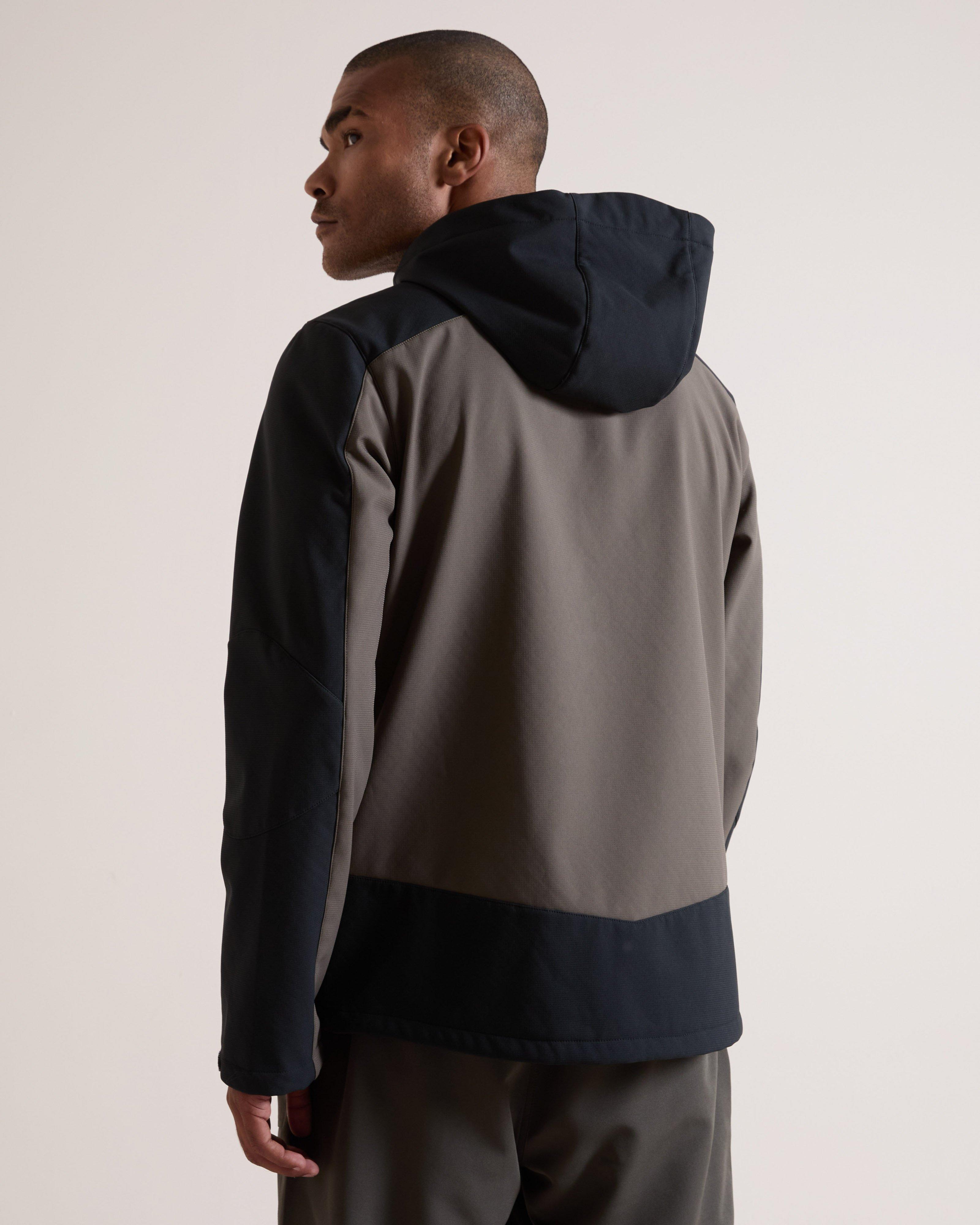 K-WAY Men's Wolf 3-Ply Hooded Softshell Jacket