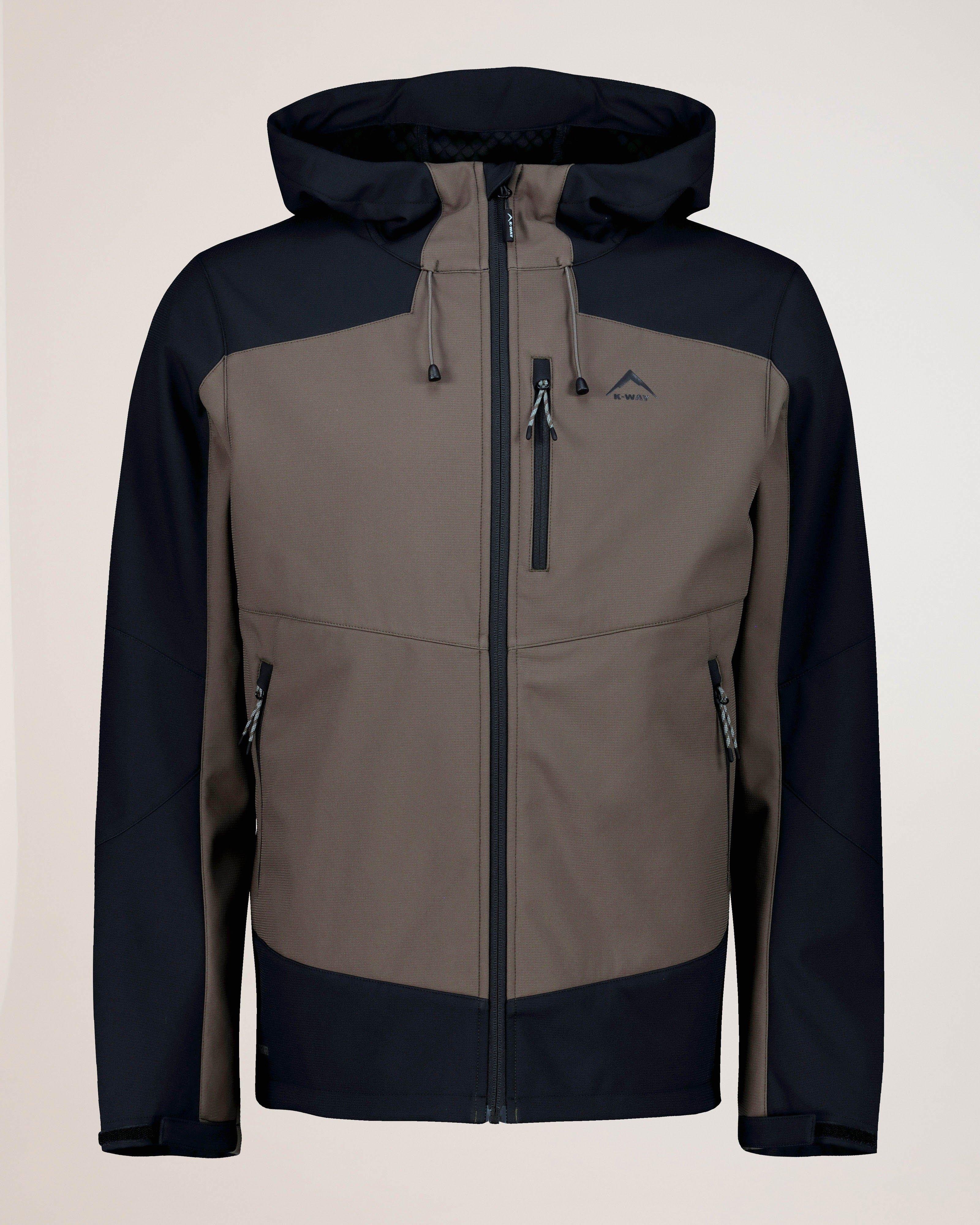 K-WAY Men's Wolf 3-Ply Hooded Softshell Jacket | Cape Union Mart