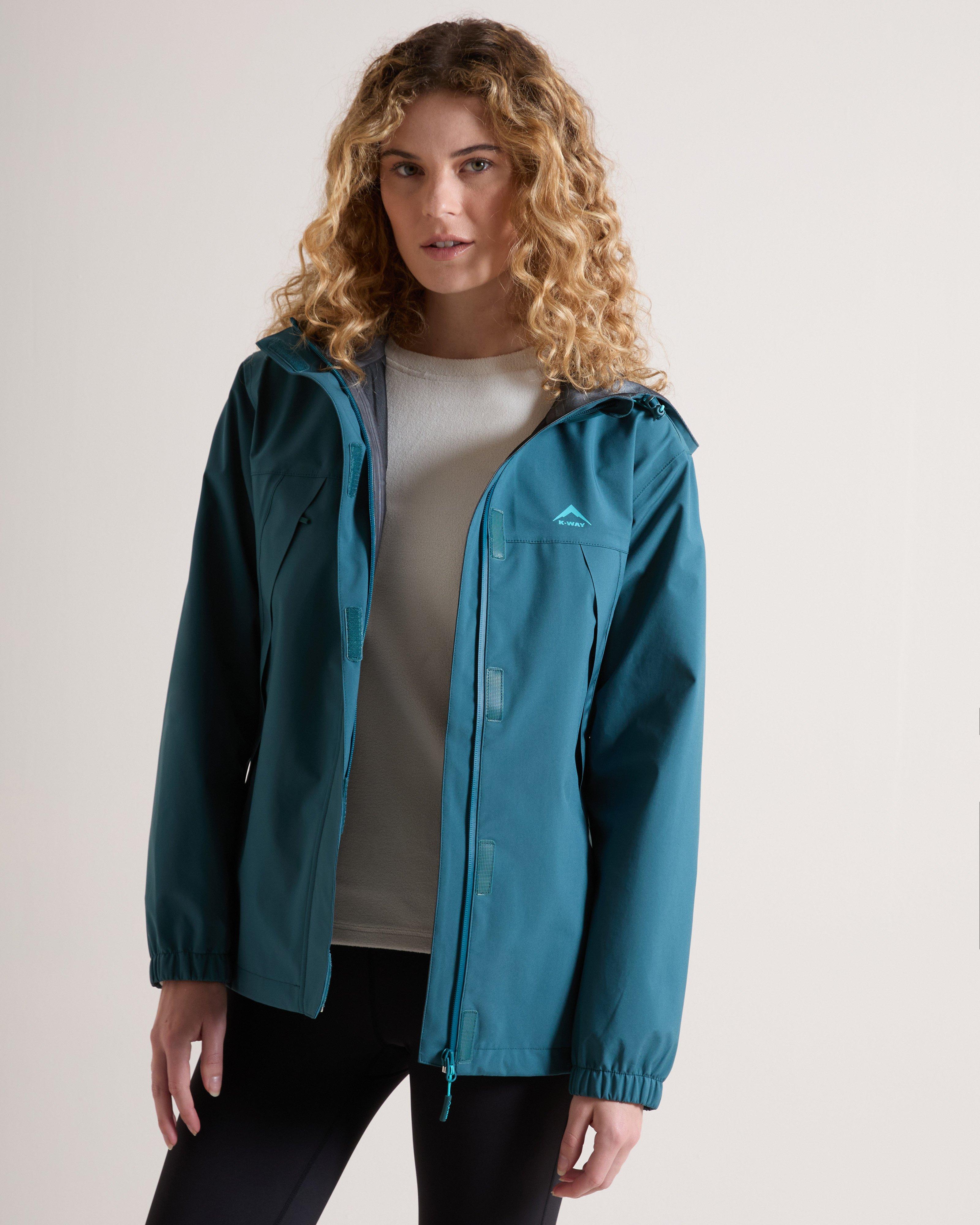 K-WAY Women's Wild Trek Hiking Shell Jacket