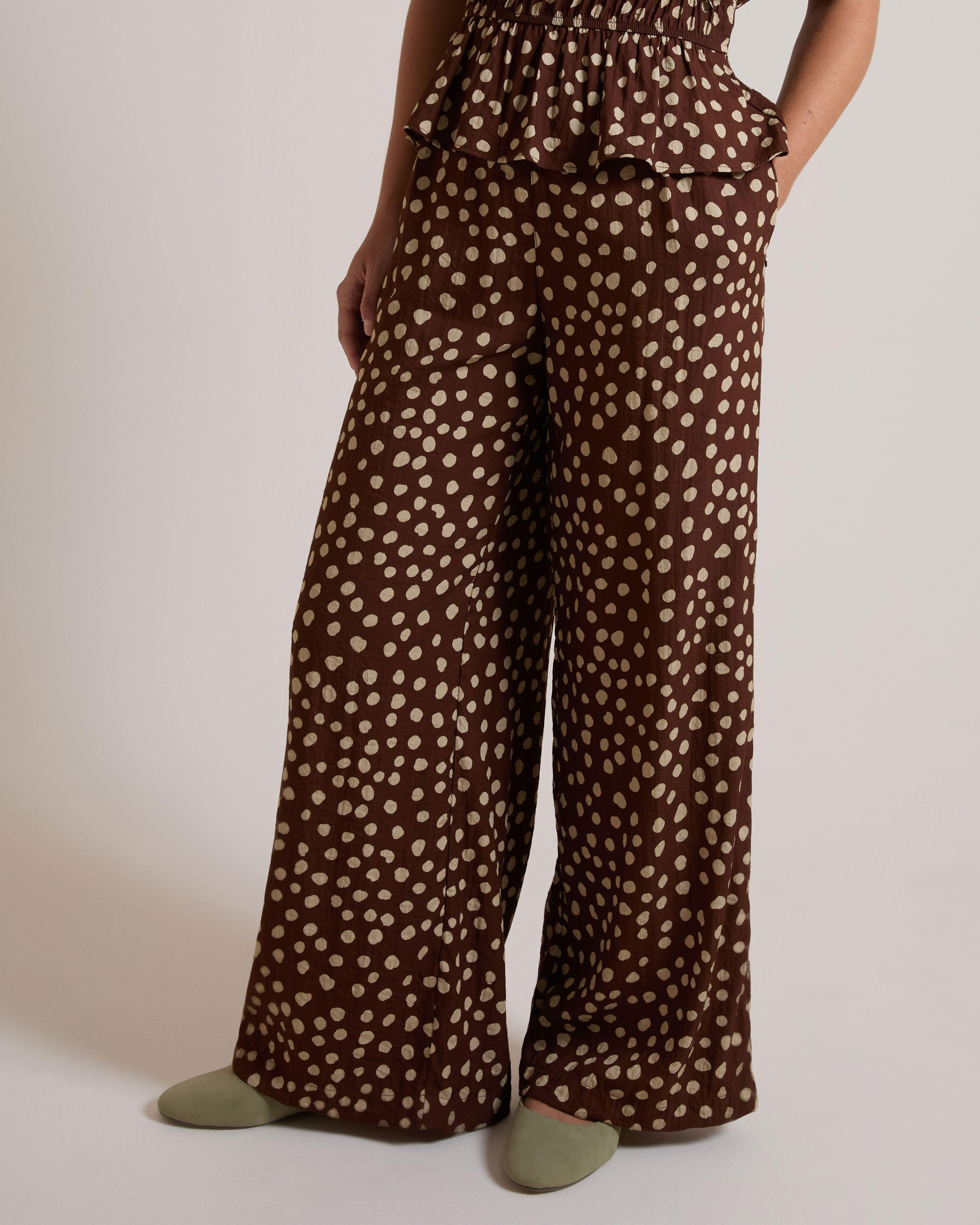 Women's Della Spot Pants | Old Khaki