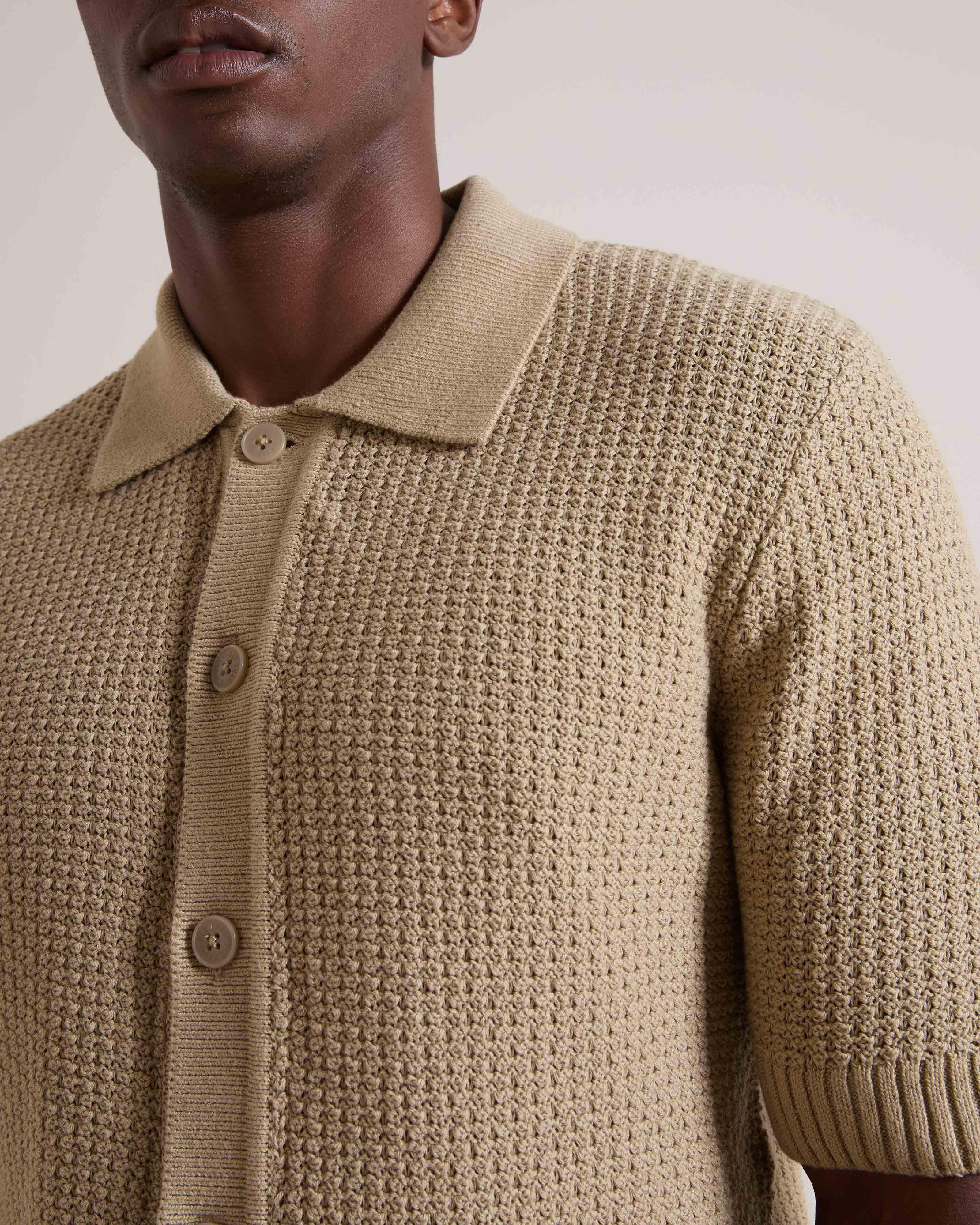 Men's Zidane Knit Shirt | Old Khaki