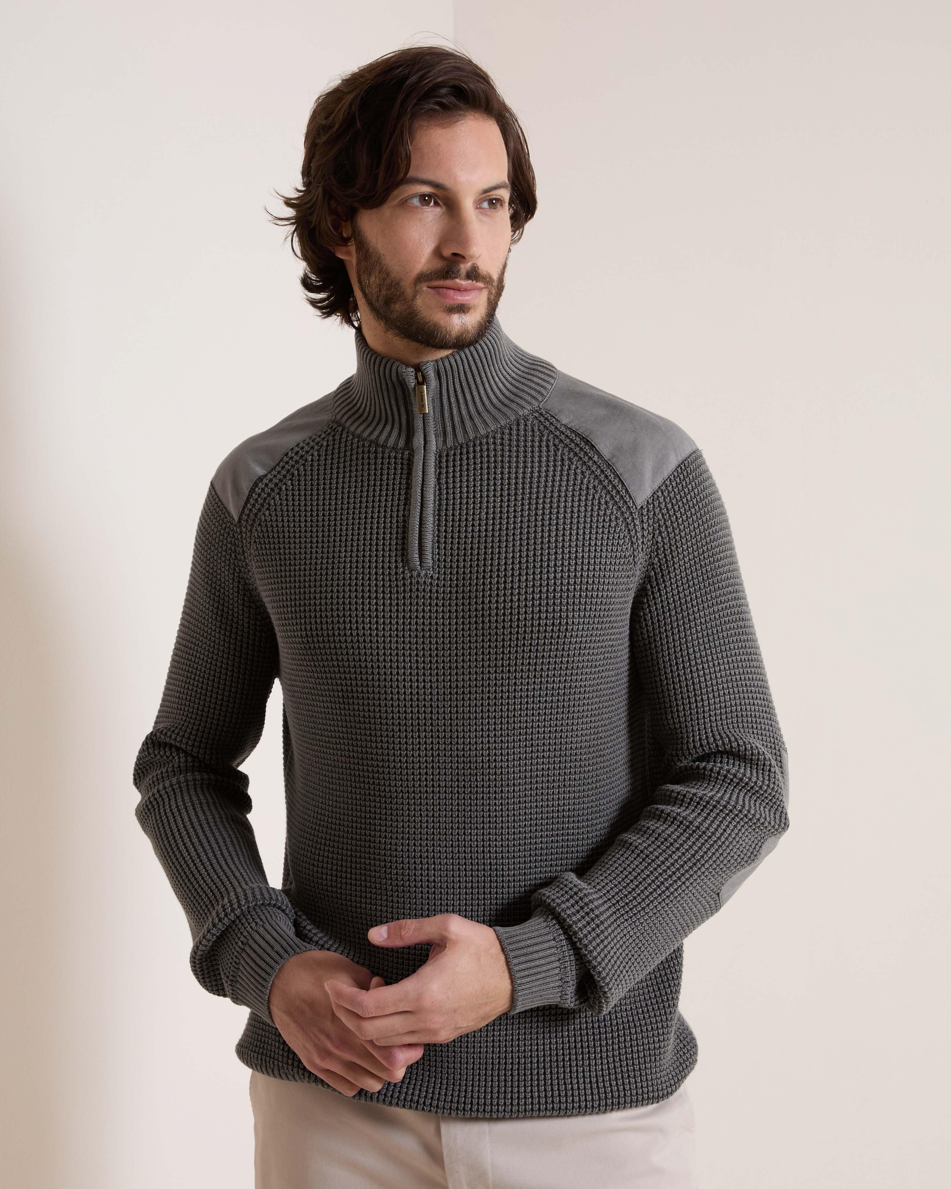 K-Way Elements Men's 1/4 Zip Work Sweater