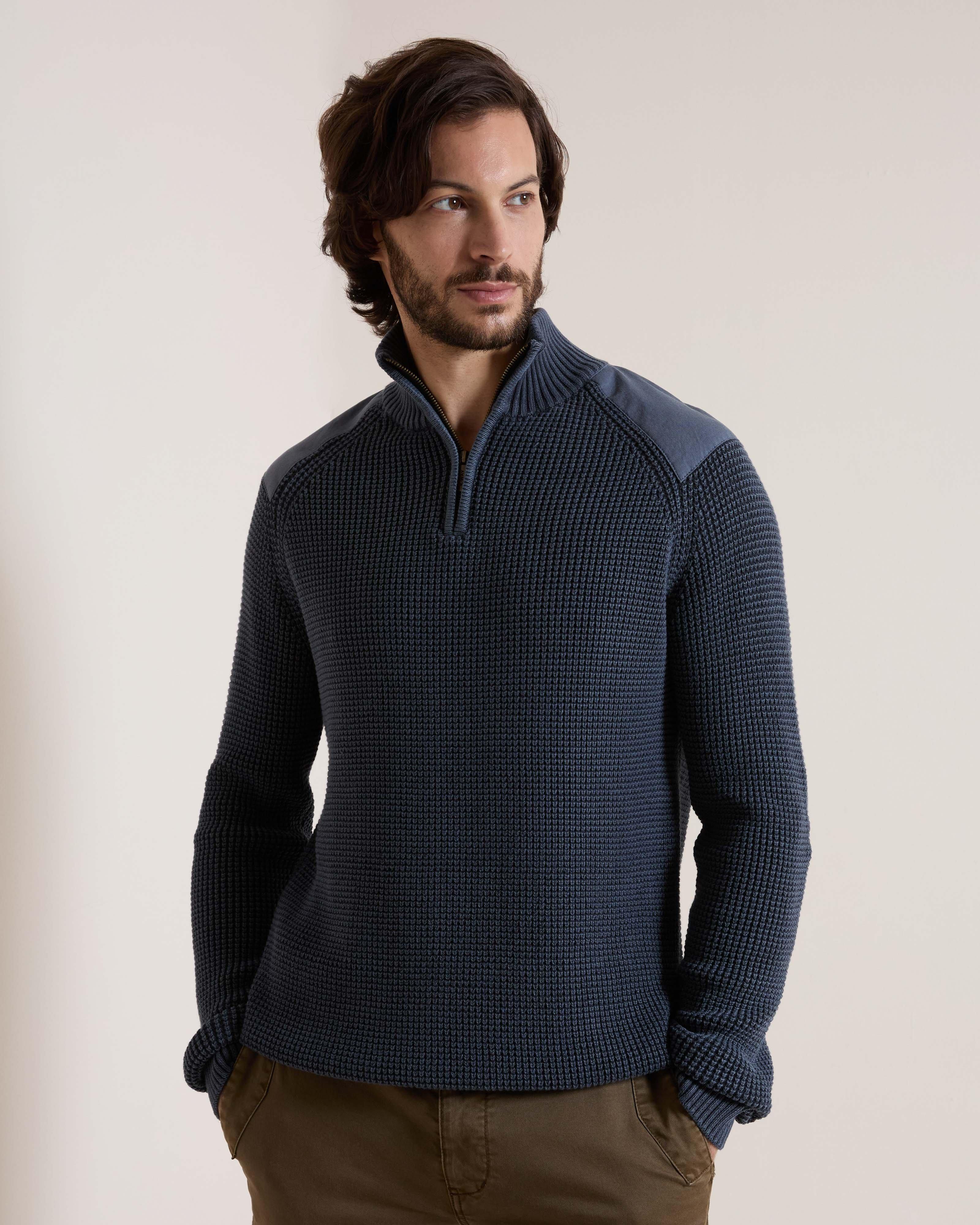 K-Way Elements Men's 1/4 Zip Work Sweater