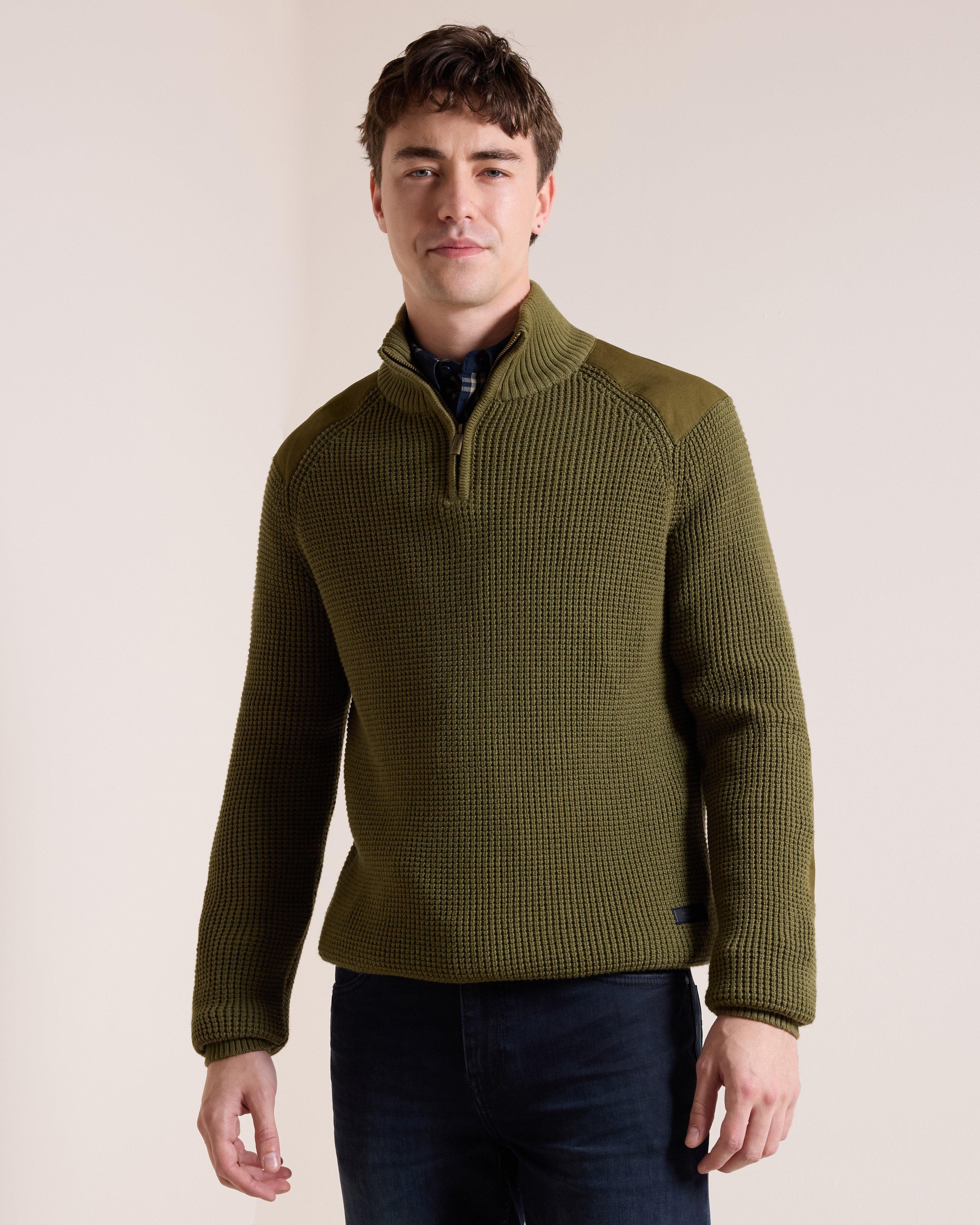 K-Way Elements Men's 1/4 Zip Work Sweater