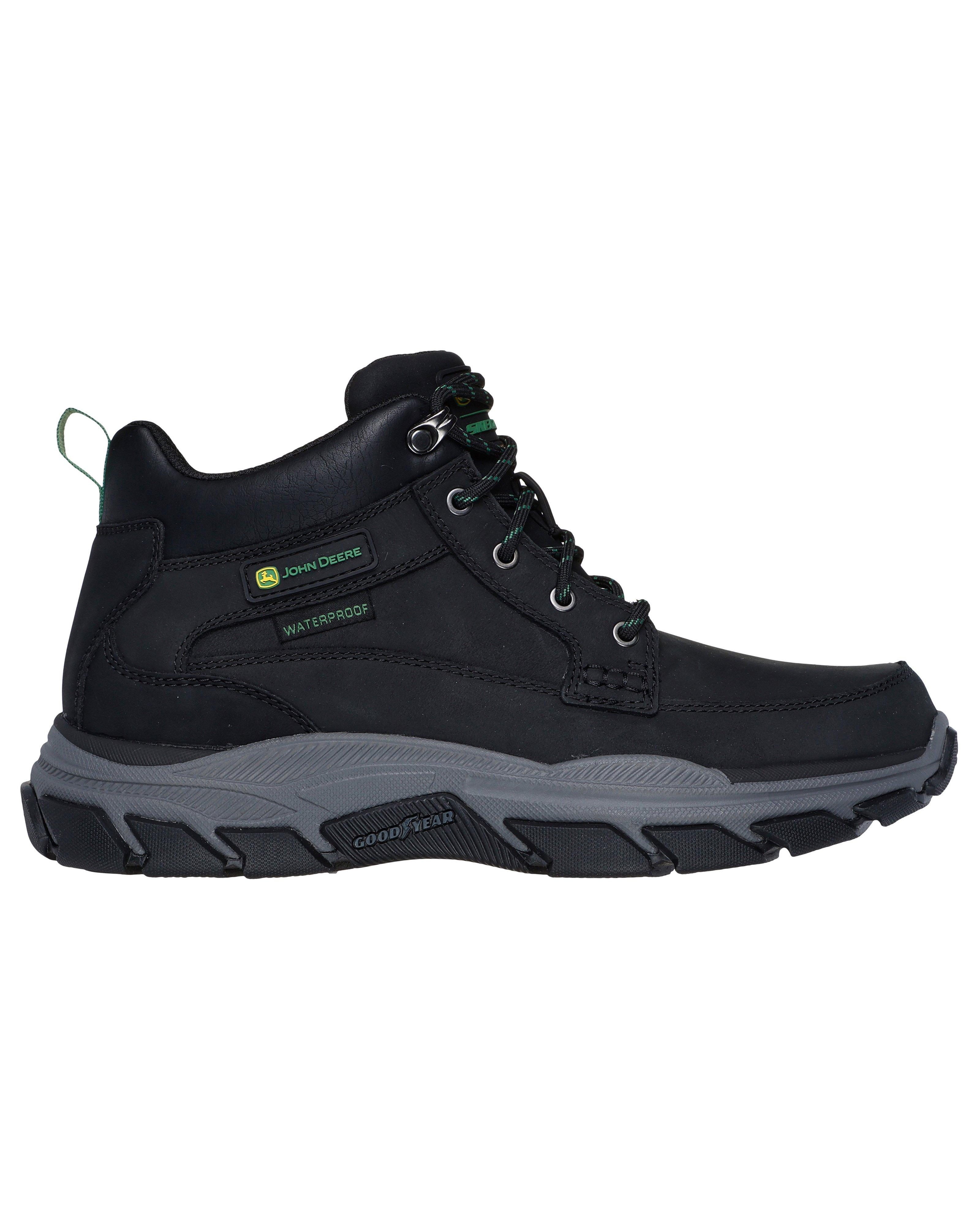 John Deere Men's Respected Hiking Boots -  Black