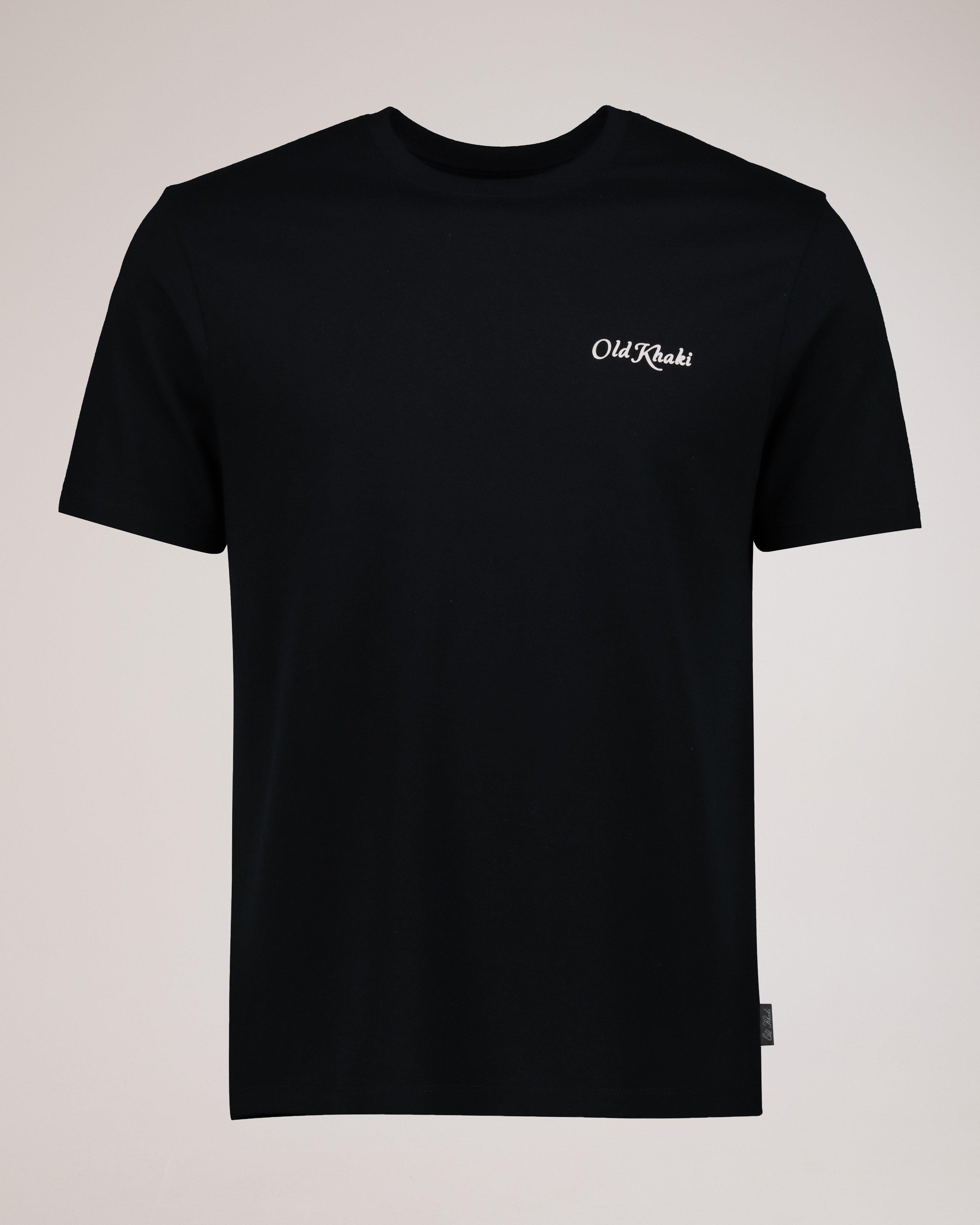 トップス back logo long T-shirt Men's Brixton Back Print T-Shirt | Old Khaki
