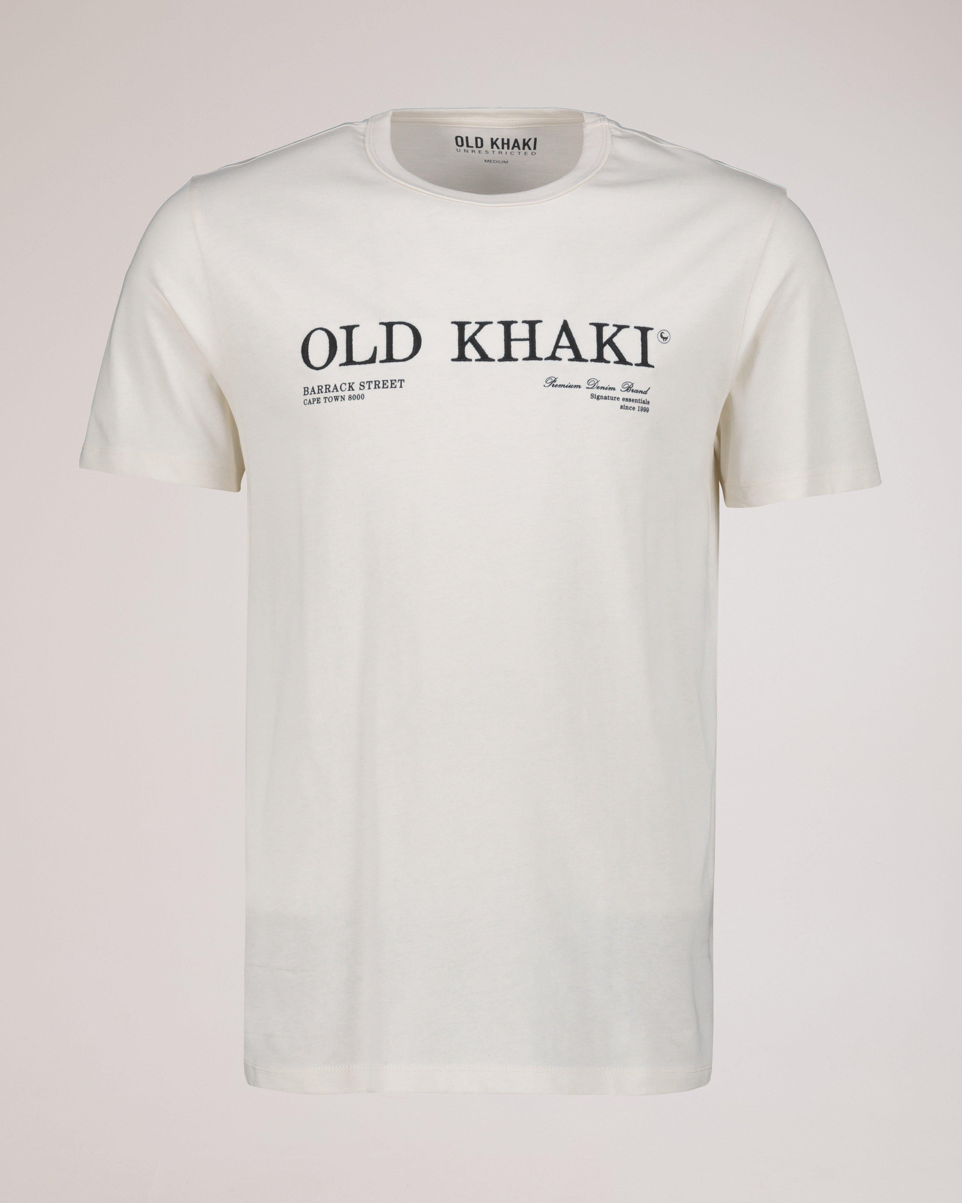 Men's Trent Embroidery T-Shirt | Old Khaki