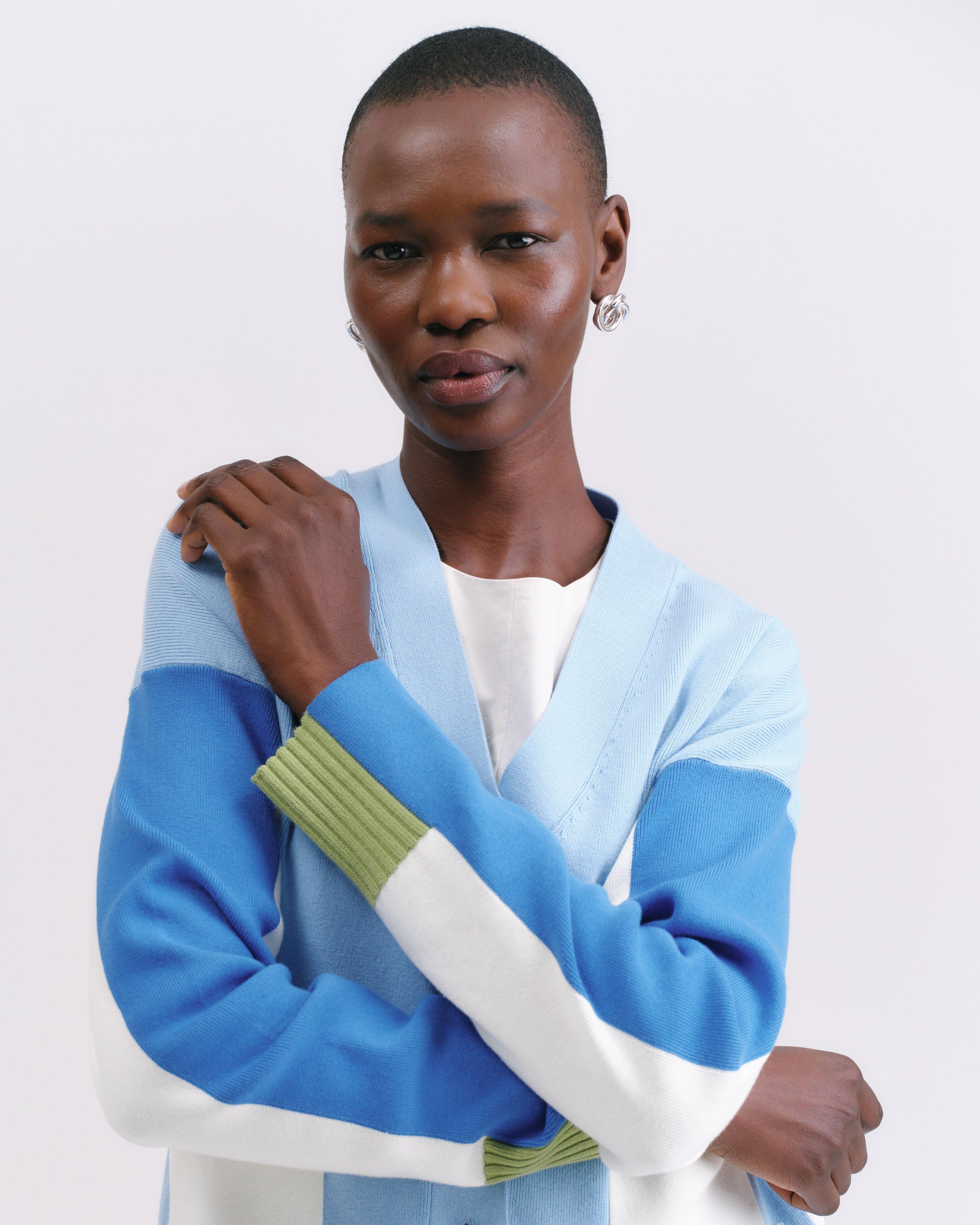 Darcy Colourblocked Cardigan - Poetry Clothing Store