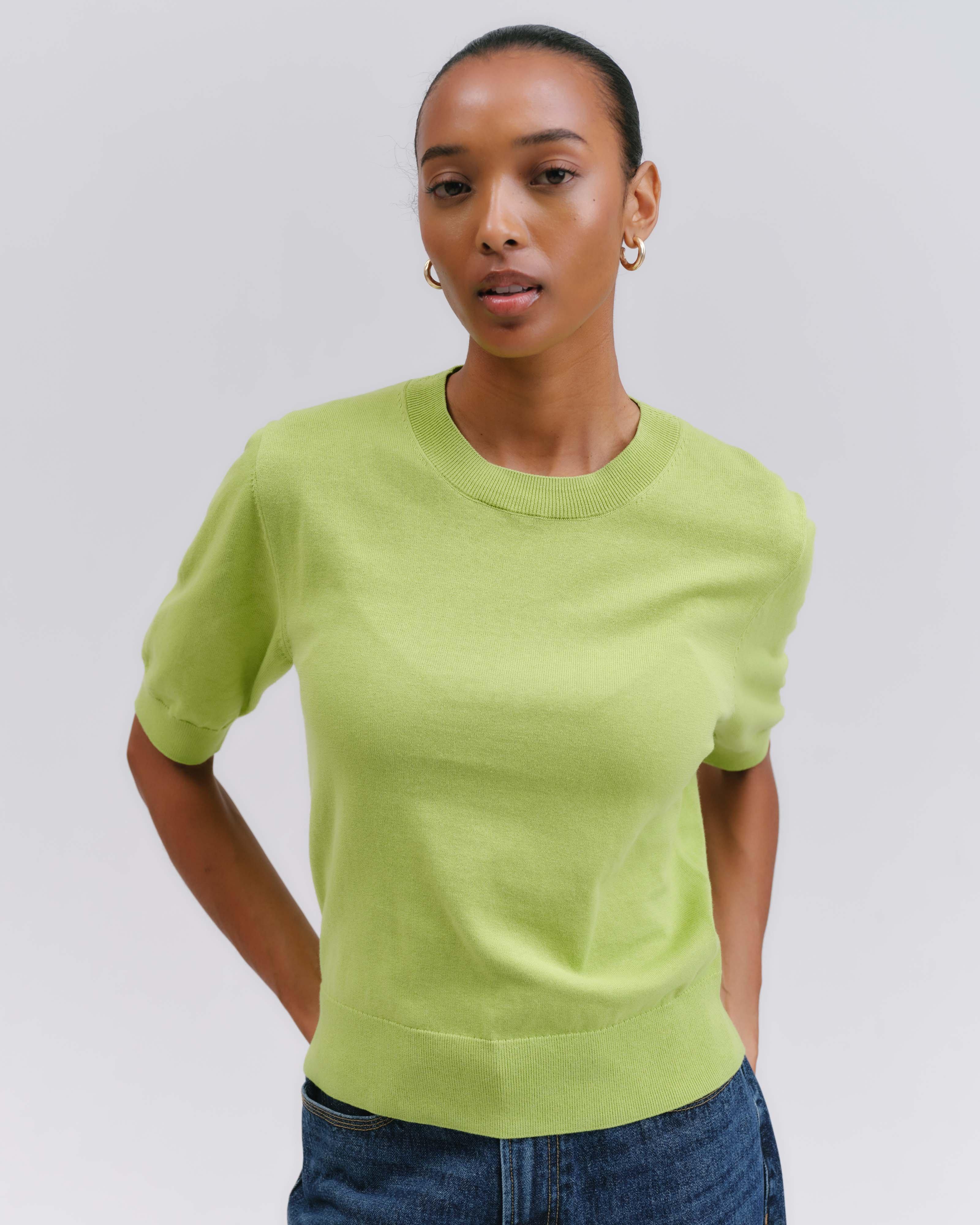  Hollis Knit Tee -  Green