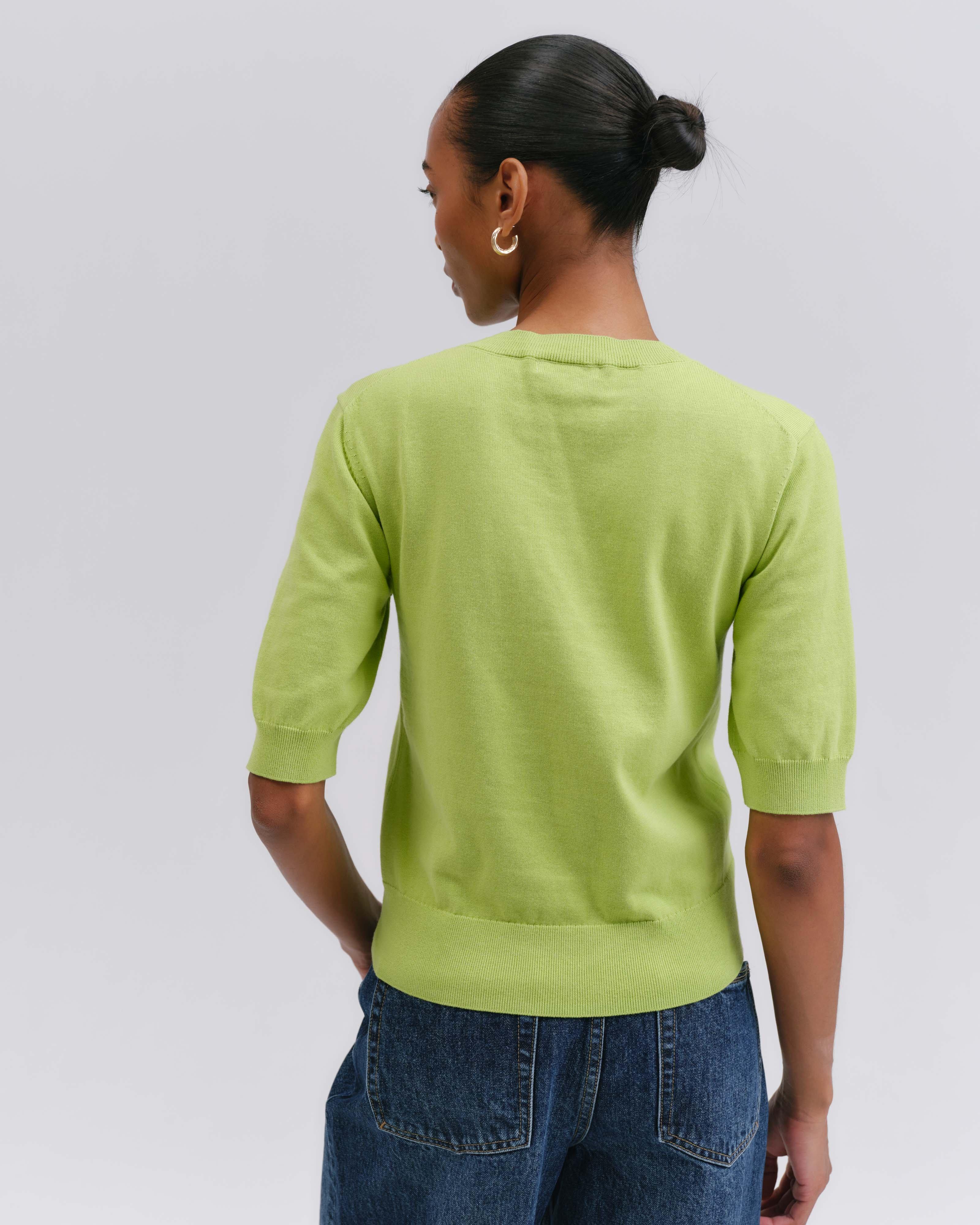  Hollis Knit Tee -  Green