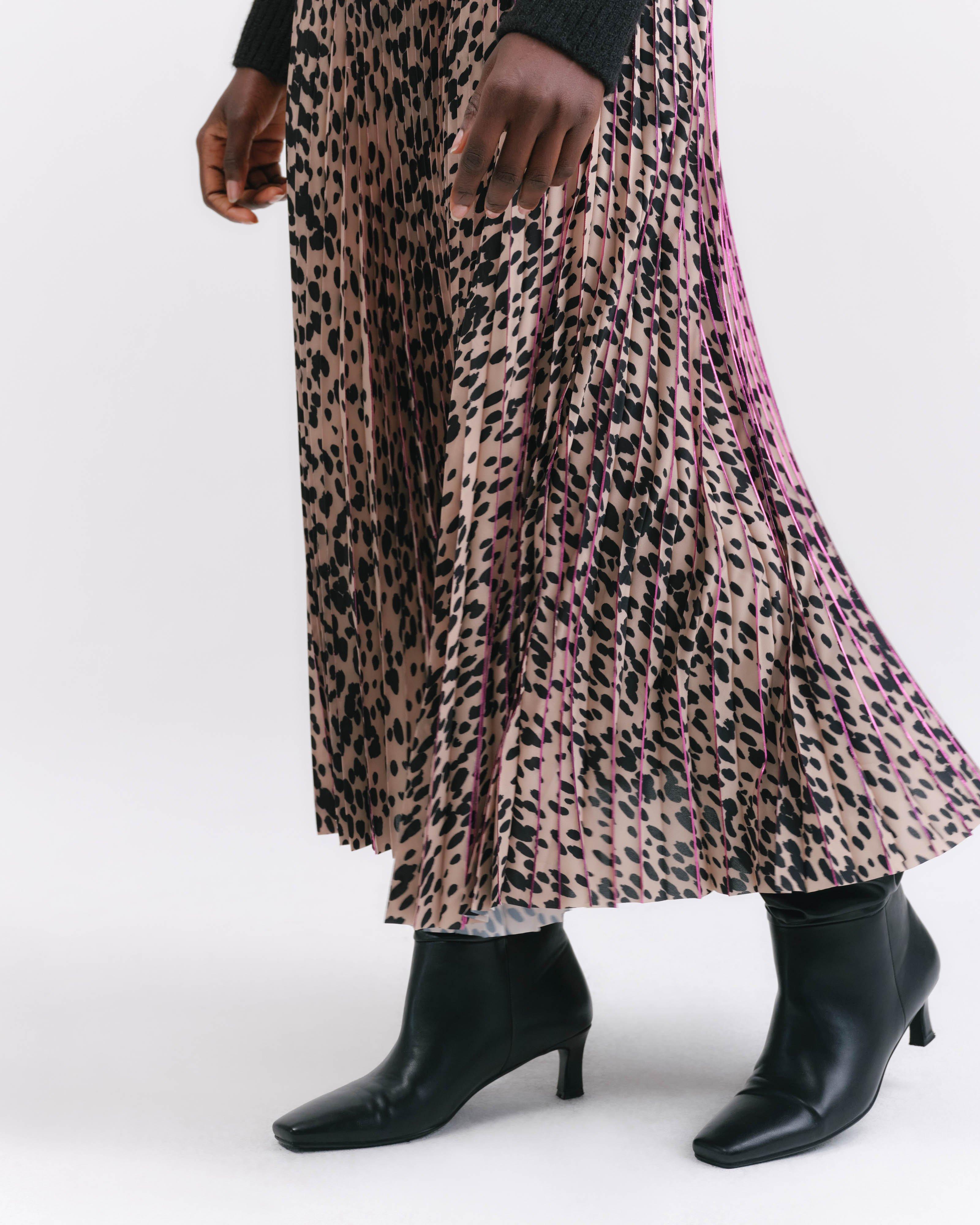 Evan Printed Pleated Skirt - Poetry Clothing Store