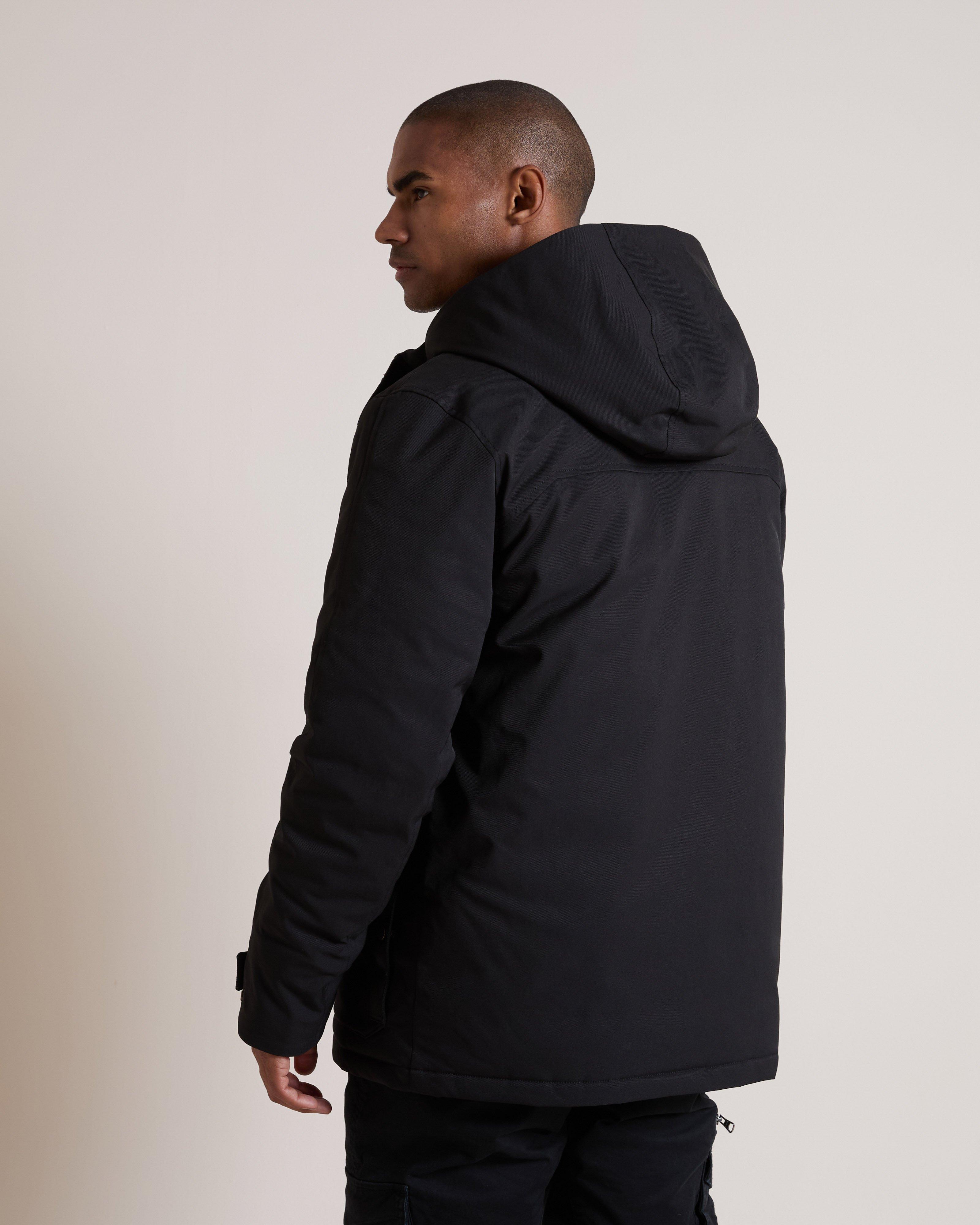 K- WAY Elements Men's Gregory Poly Twill Parker Jacket