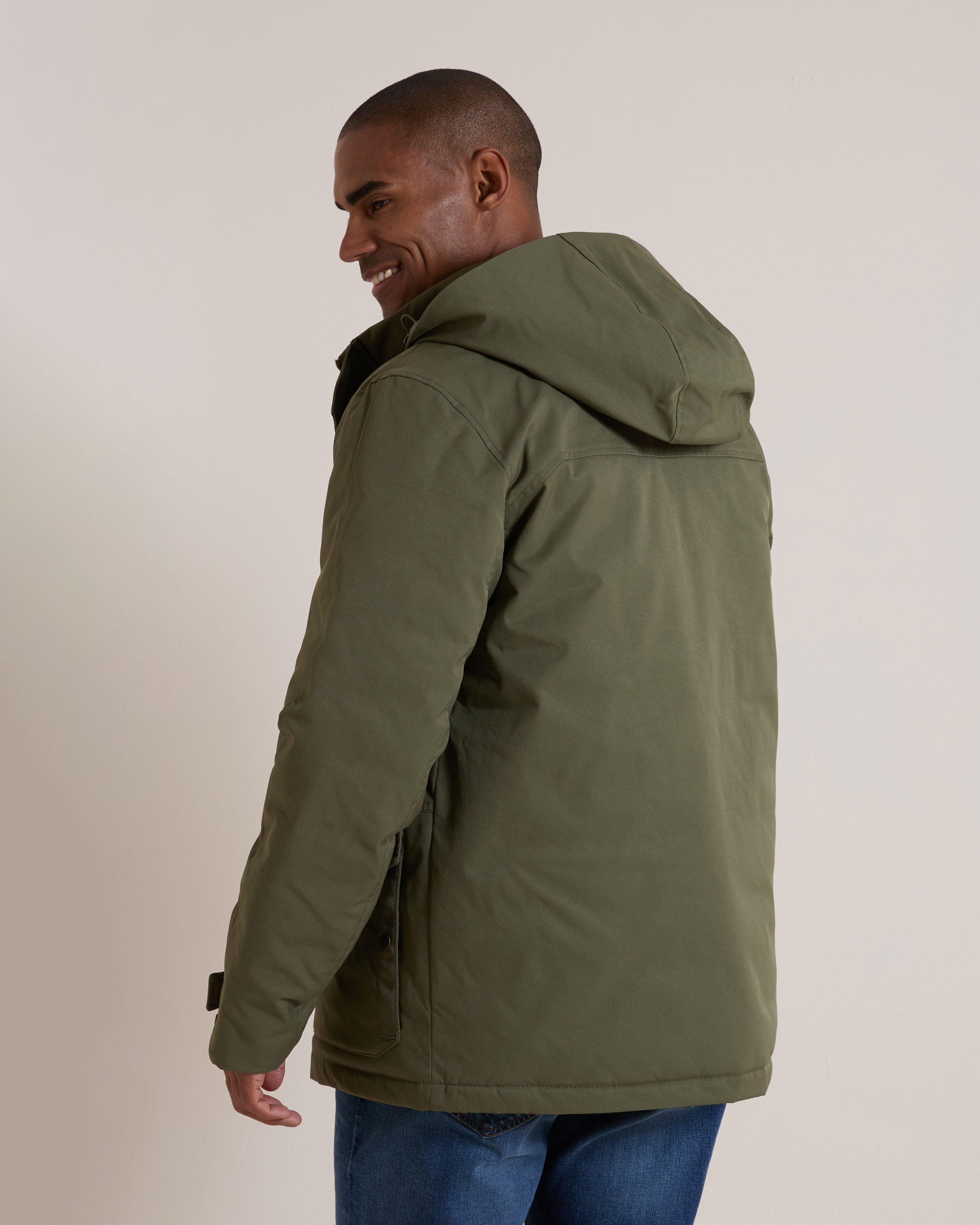 K- WAY Elements Men's Gregory Poly Twill Parker Jacket