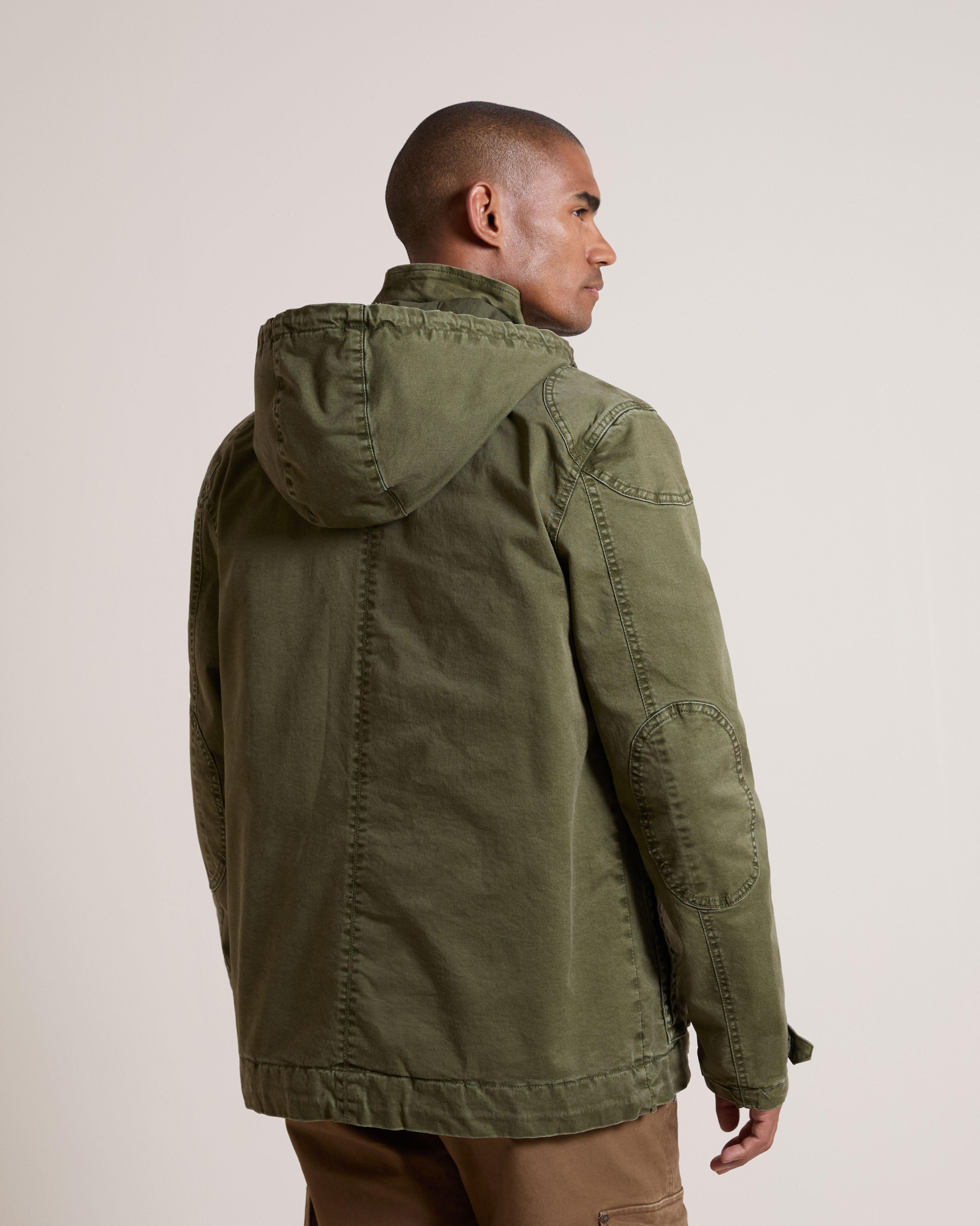K-WAY Elements Men's Safari 3-in-1 Canvas Field Jacket