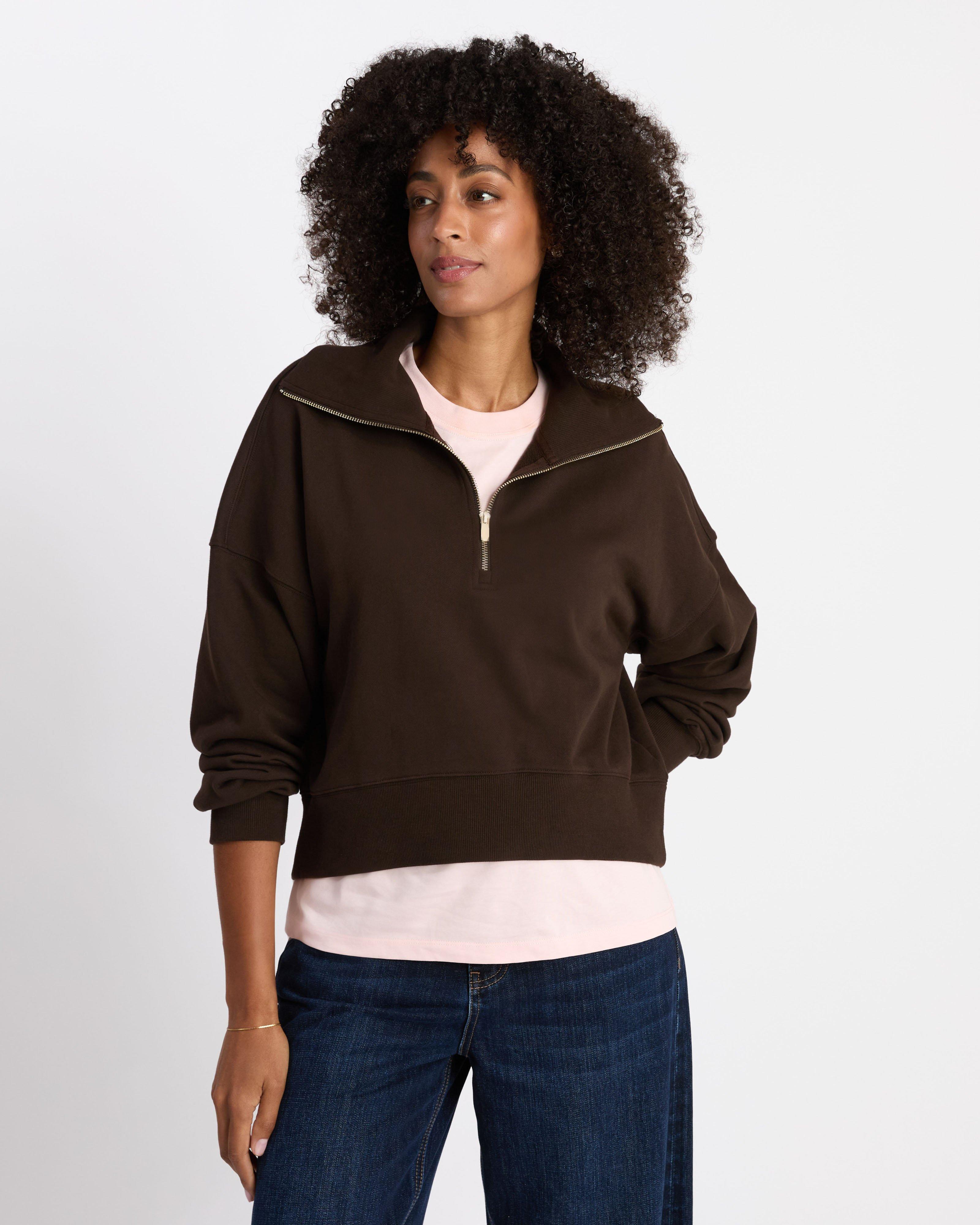  Laurel Sweat Top -  Chocolate