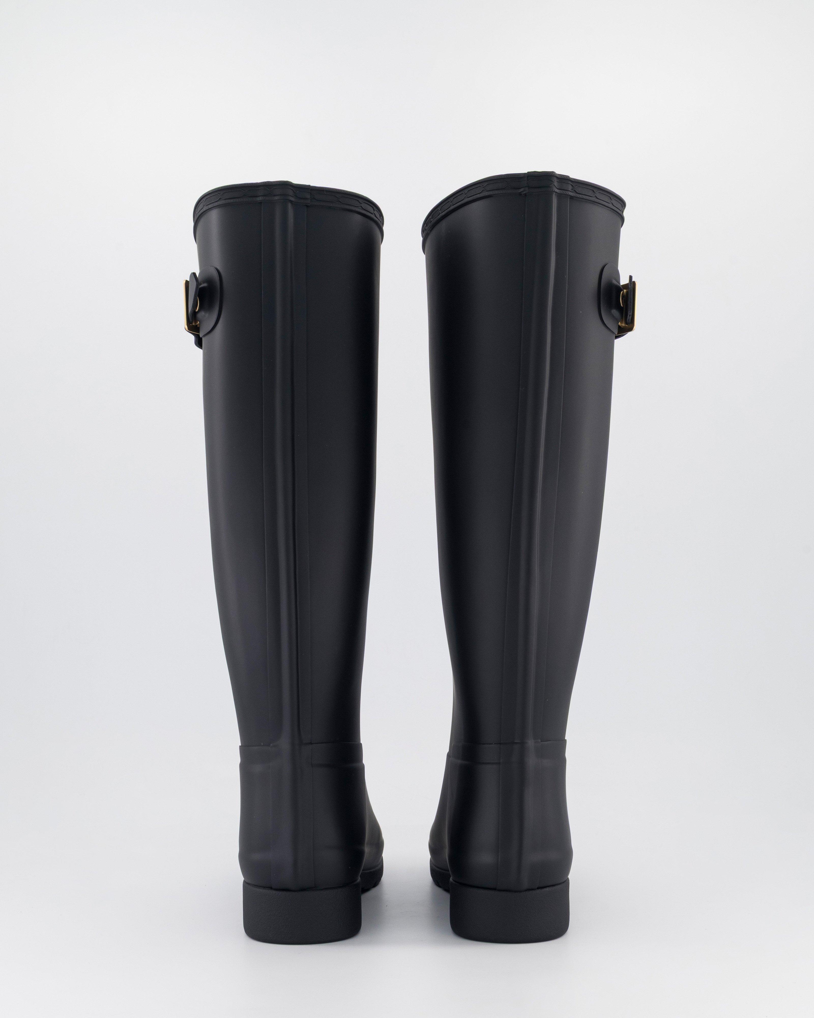 Hunter Refined Gold Trim Tall Boot - Poetry Clothing Store