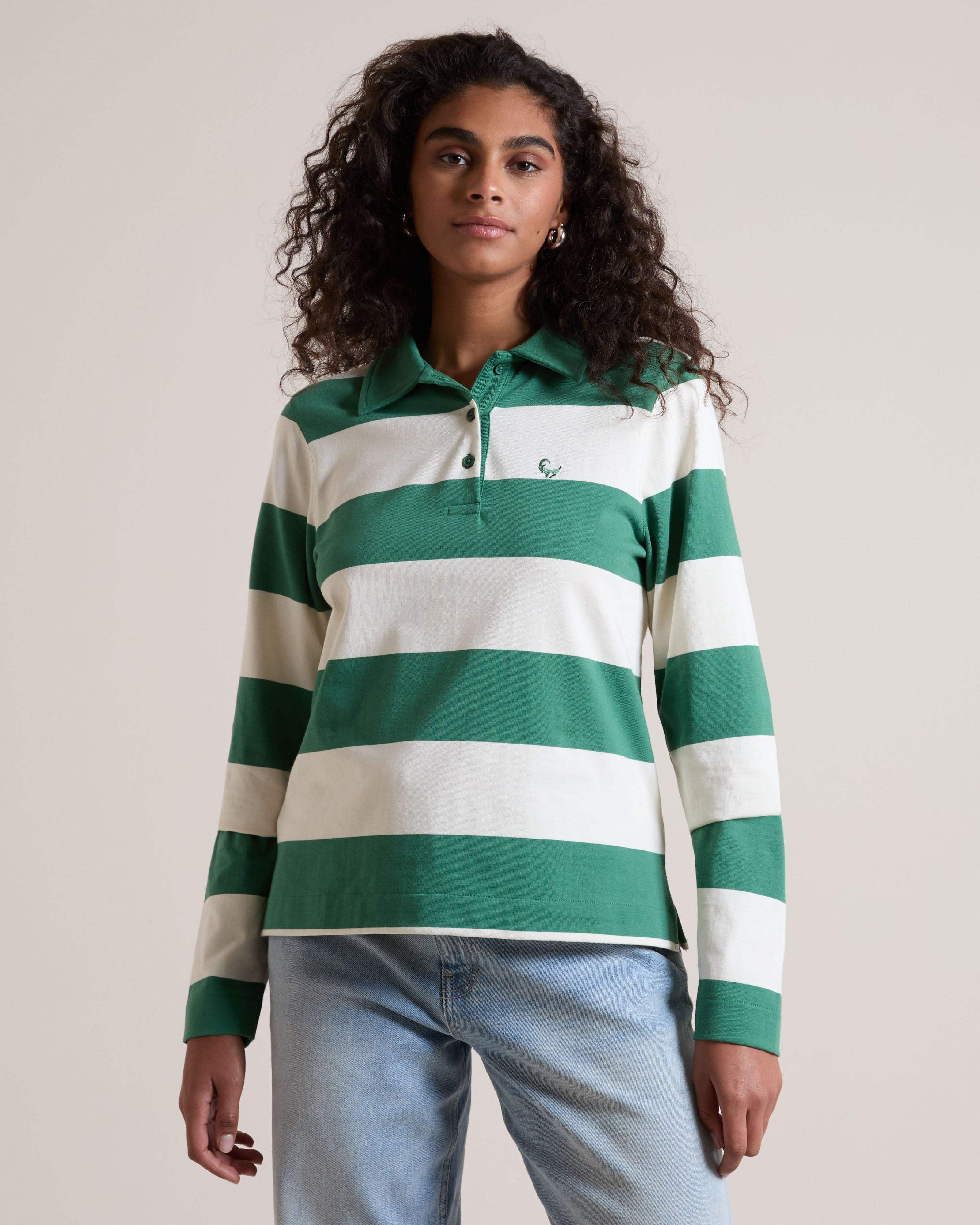 レディースウェア Bandel RUGBY POLO 楽天市場】バンデル WOMENS COLOR BLOCK L/S RUGBY POLO ポロ ゴルフ
