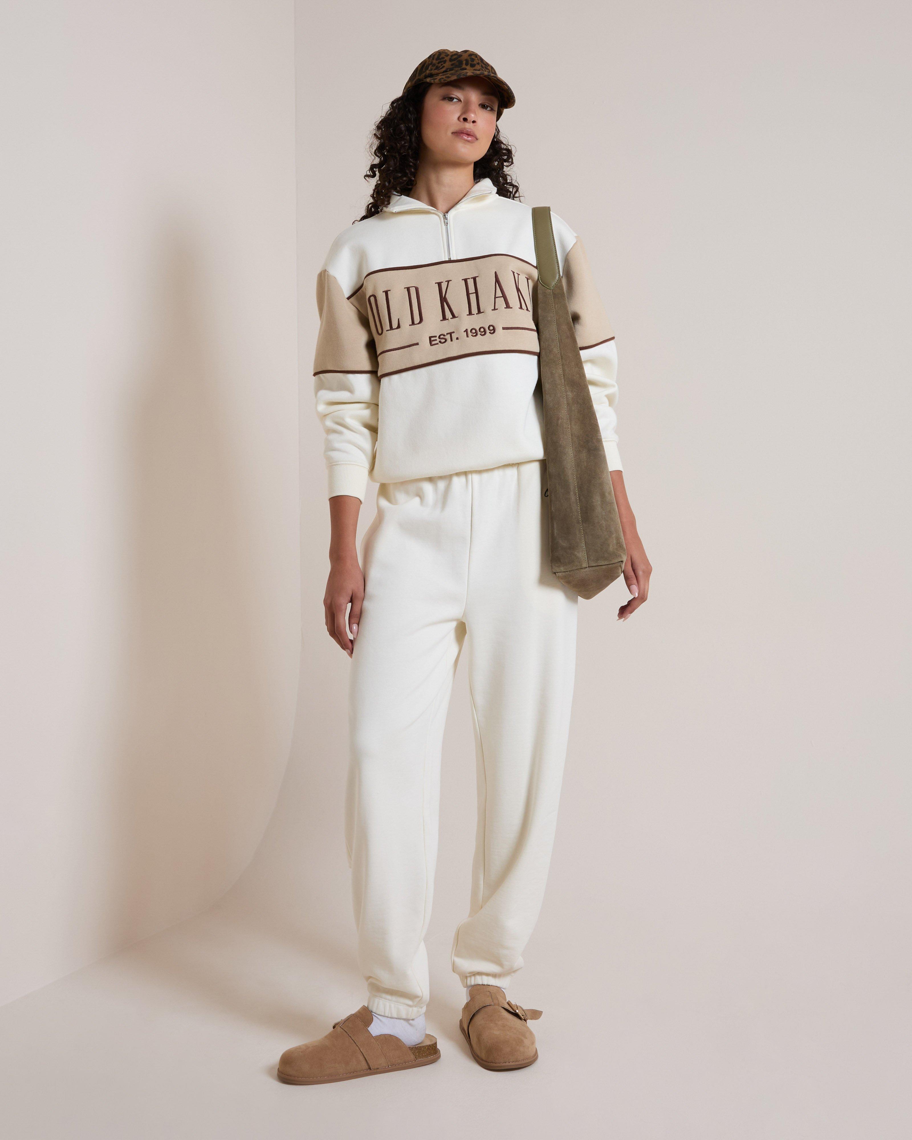 Women's Mandy 1/4 Zip Sweat Top | Old Khaki