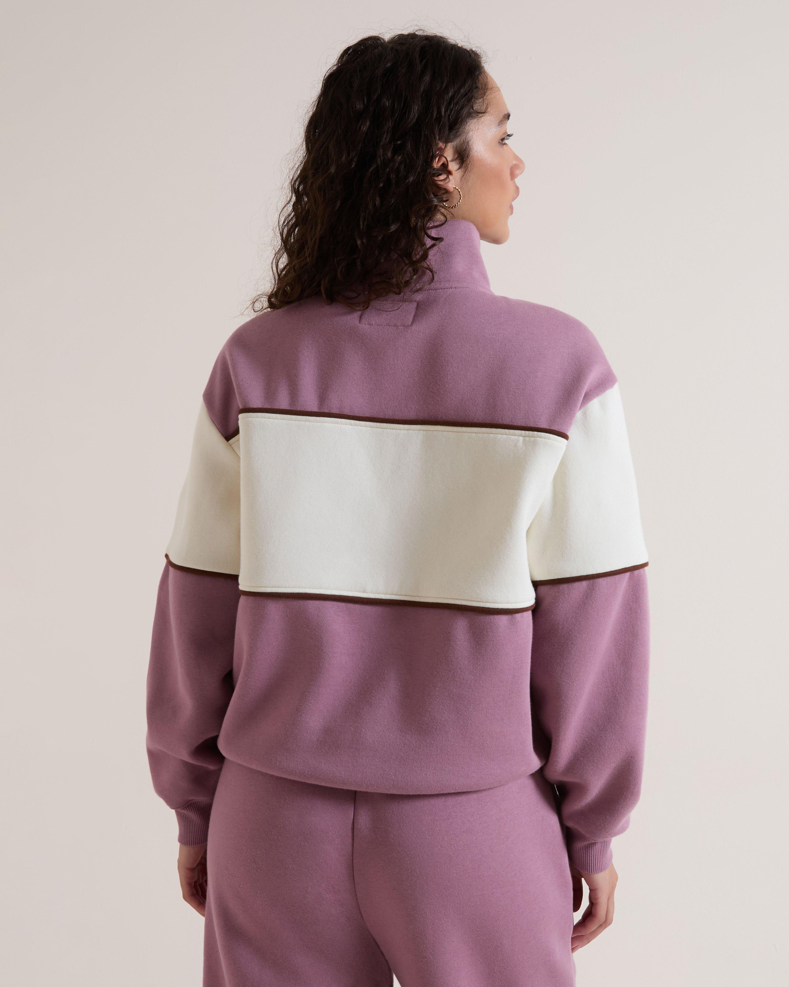 トップス Vintage sweat W OVY Women's Mandy 1/4 Zip Sweat Top | Old Khaki