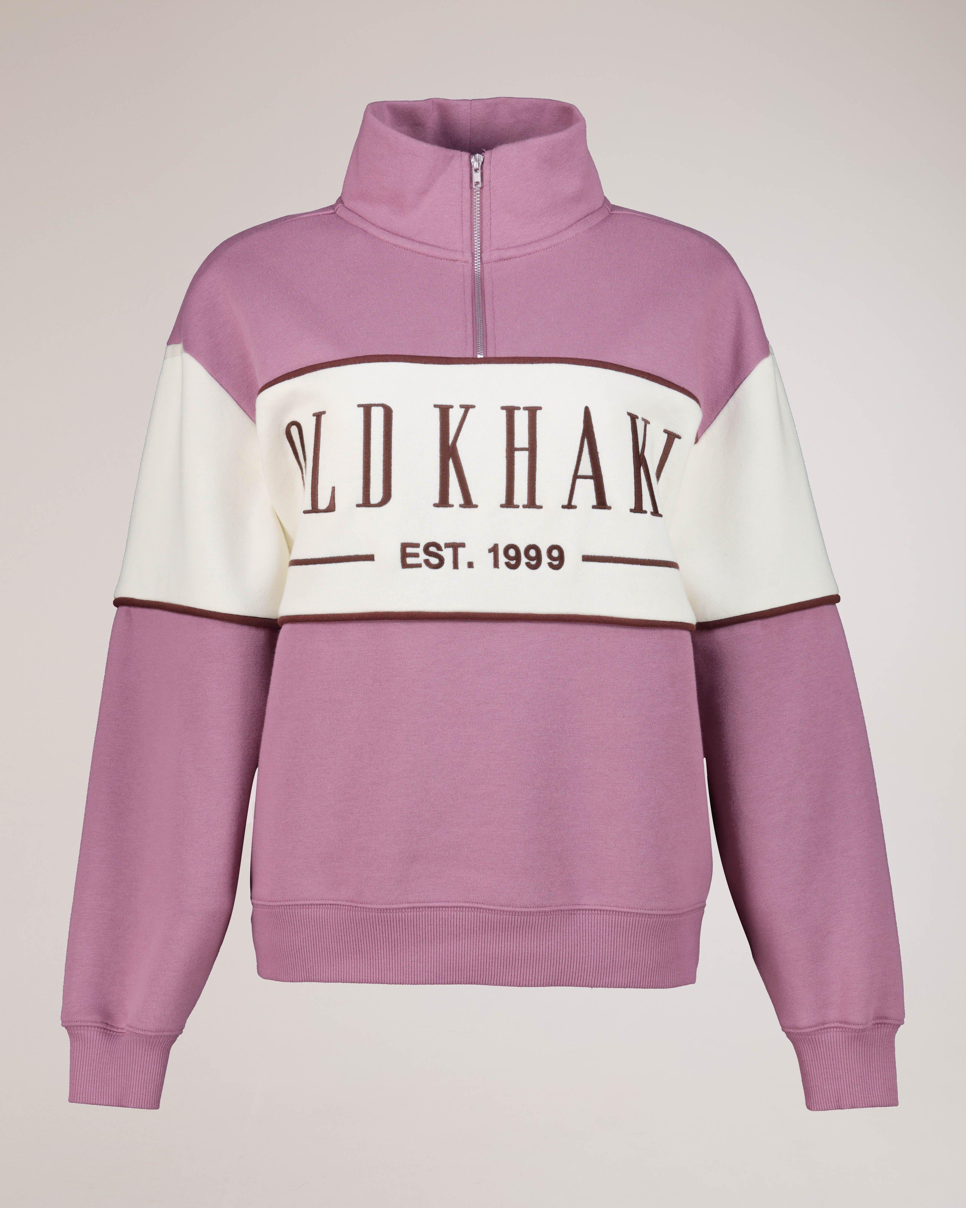 Women's Mandy 1/4 Zip Sweat Top | Old Khaki