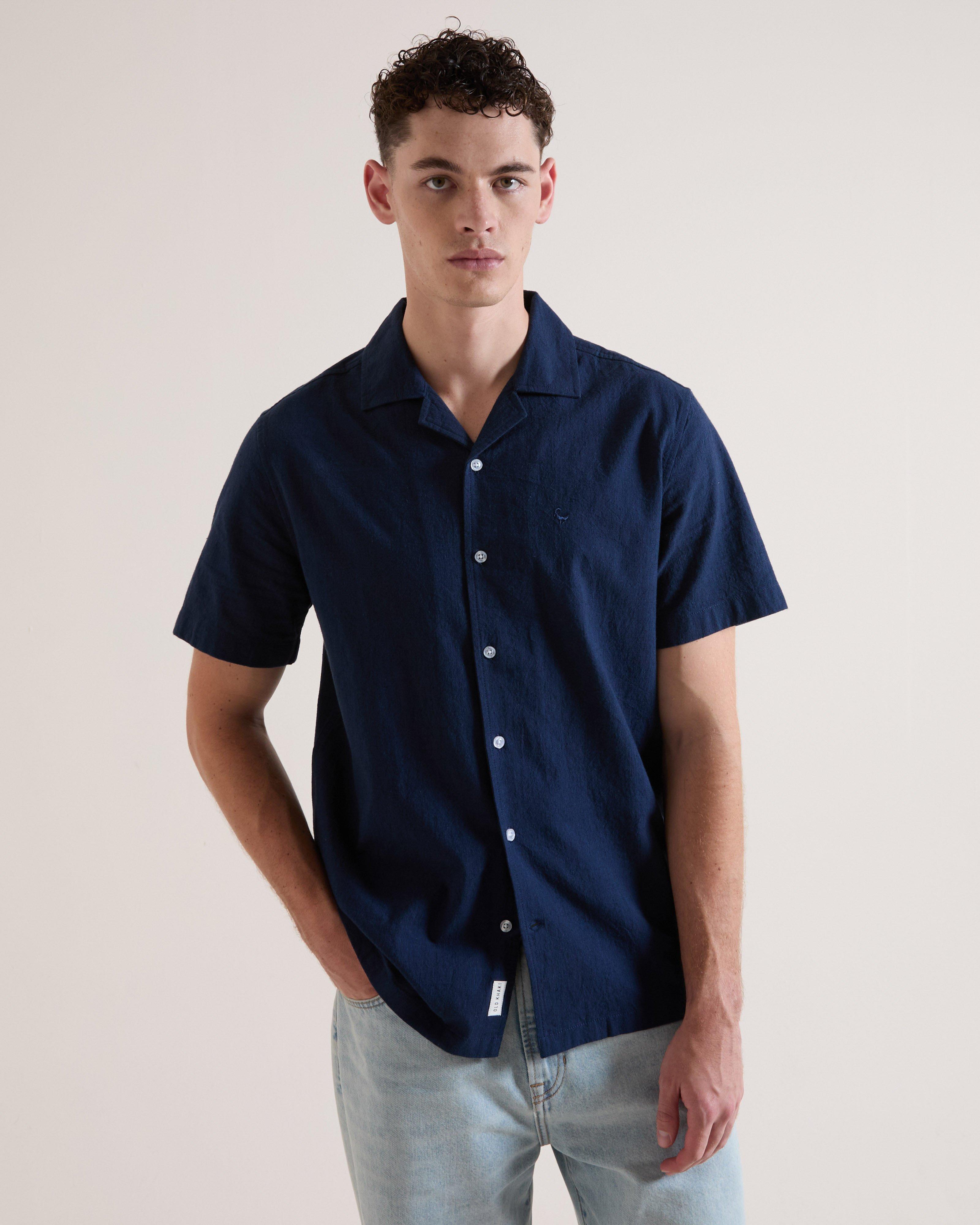 Men's Drake Textured Shirt | Old Khaki