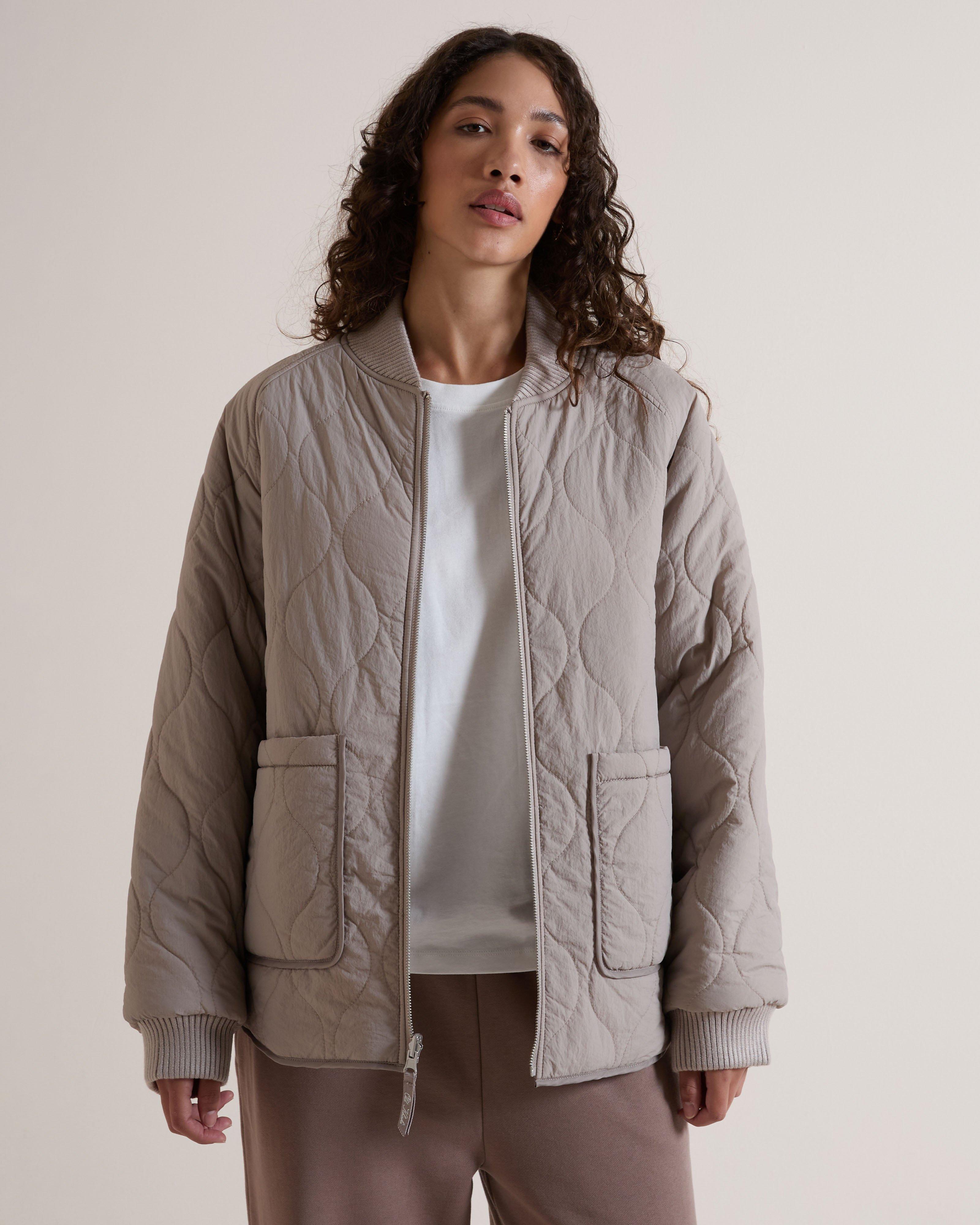Women's Madison Reversible Bomber Jacket | Old Khaki