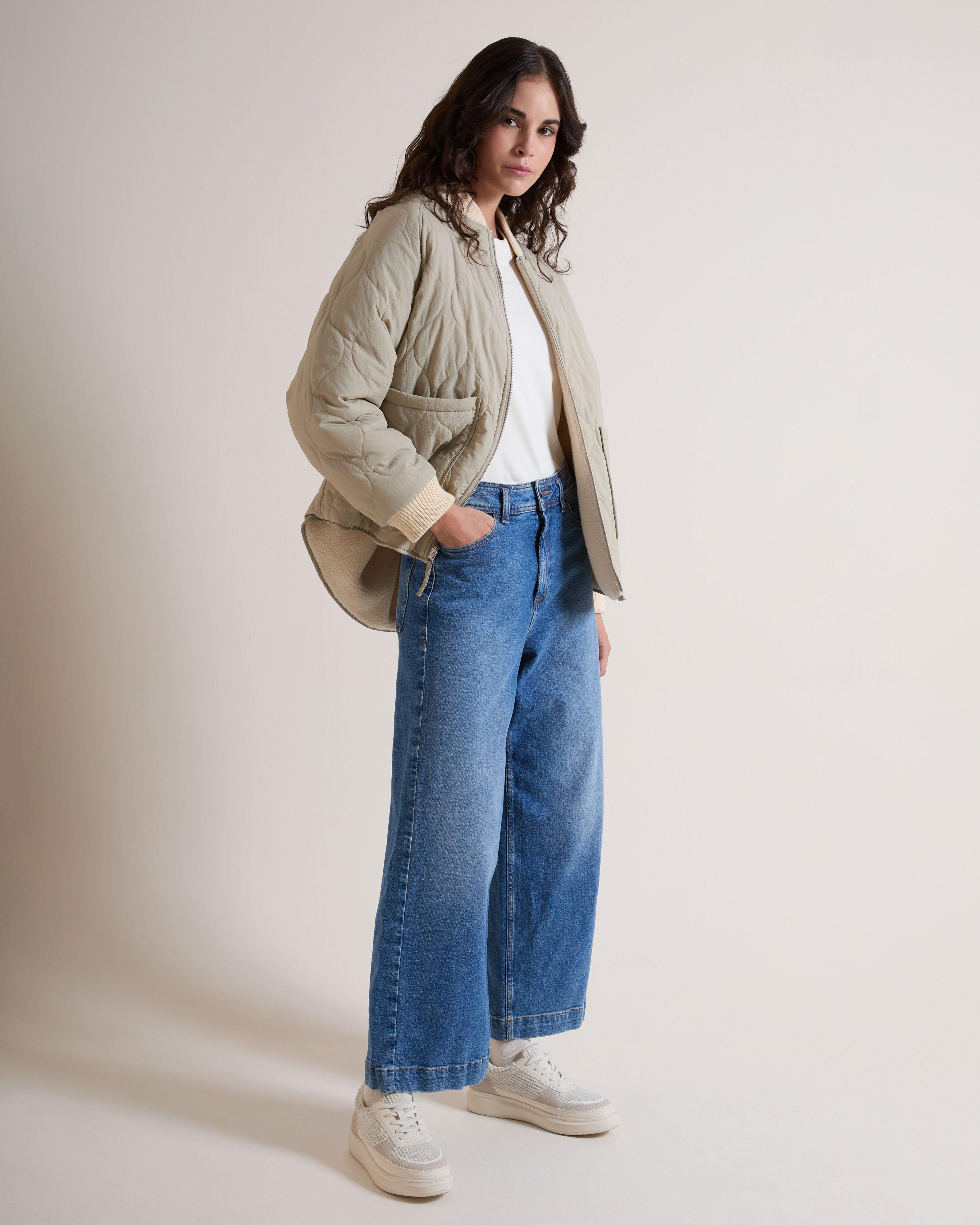Women's Madison Reversible Bomber Jacket | Old Khaki