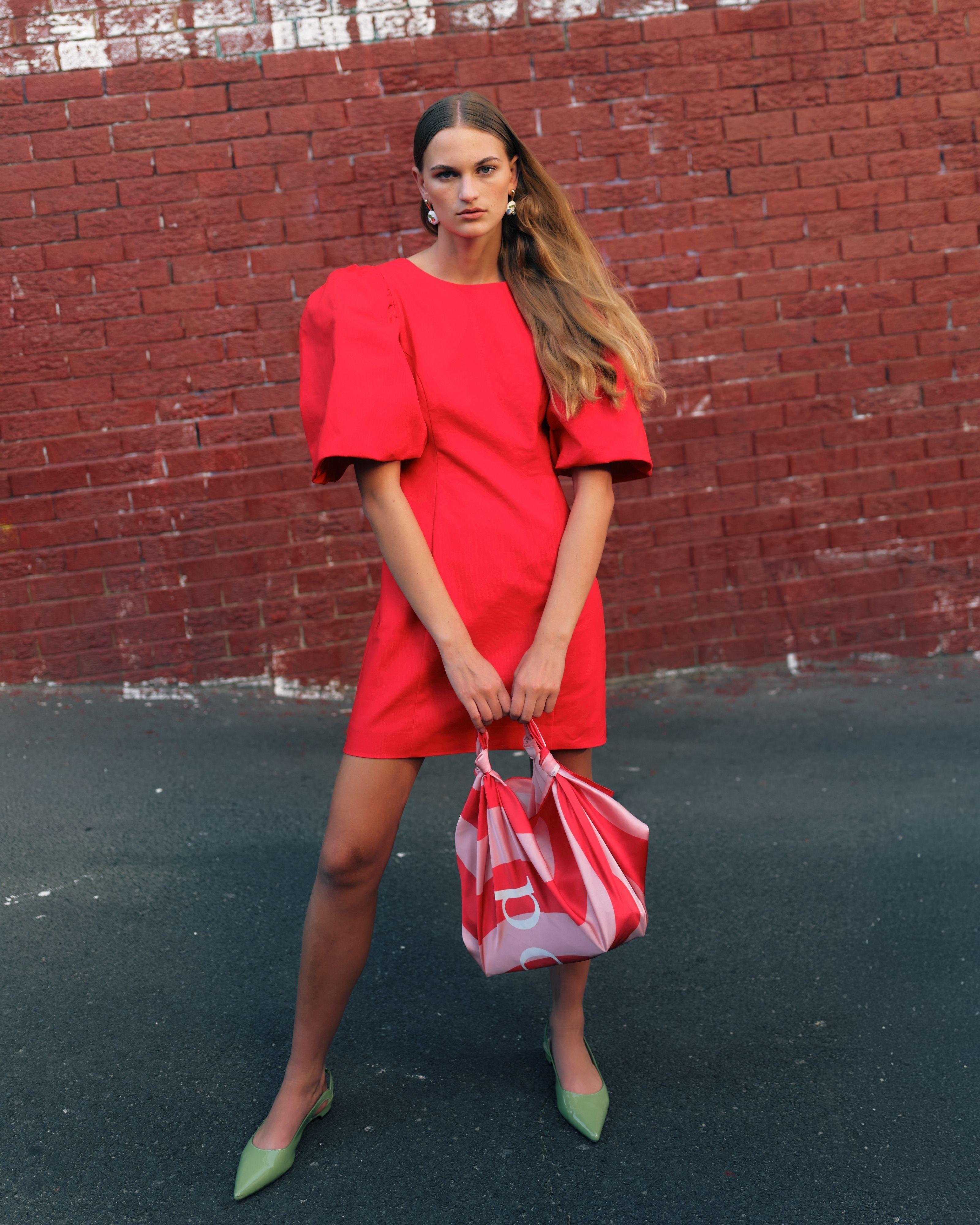 Jessie Puff Sleeve Mini Dress - Poetry Clothing Store