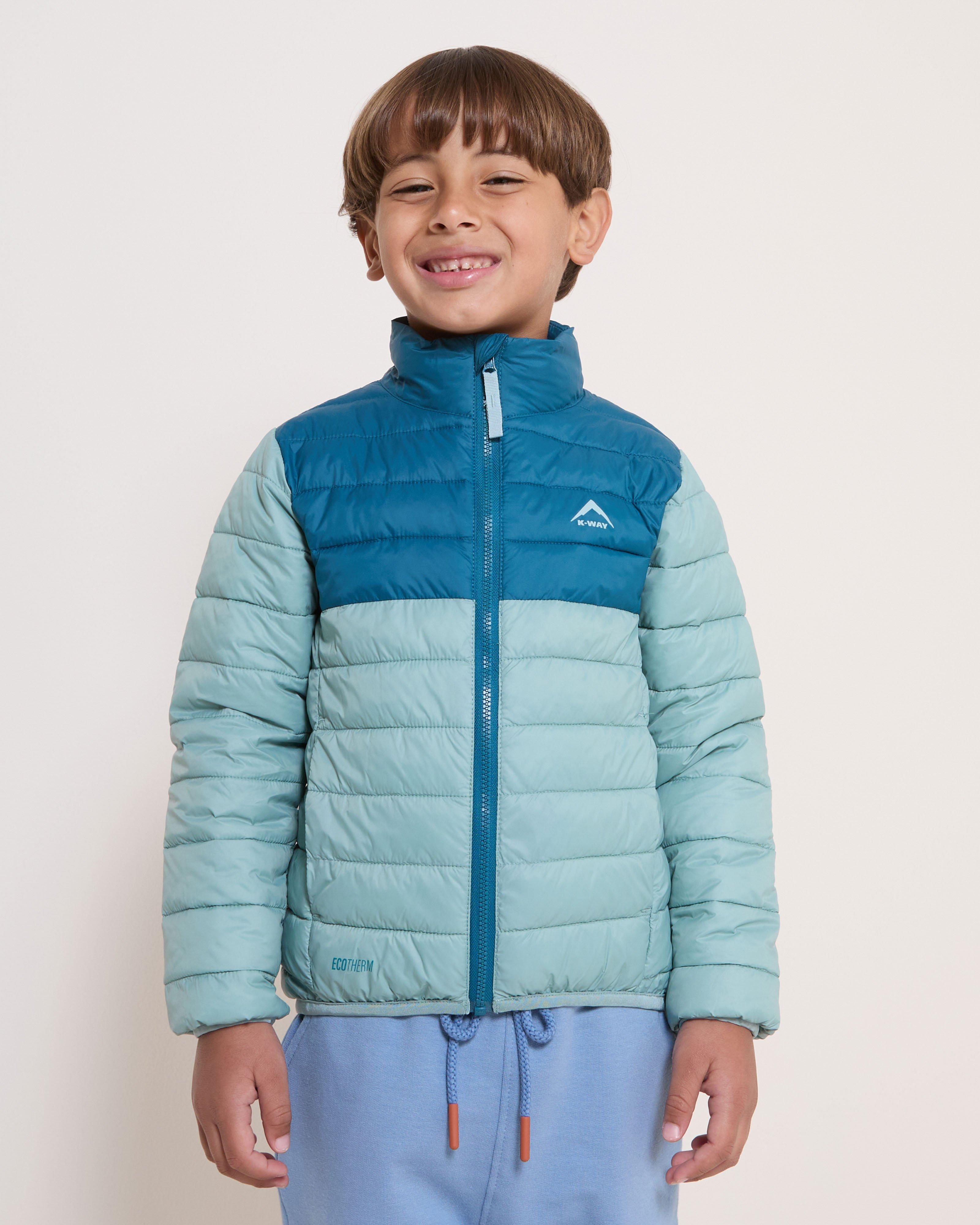 K-WAY Kids Colourblock Puffer Jacket