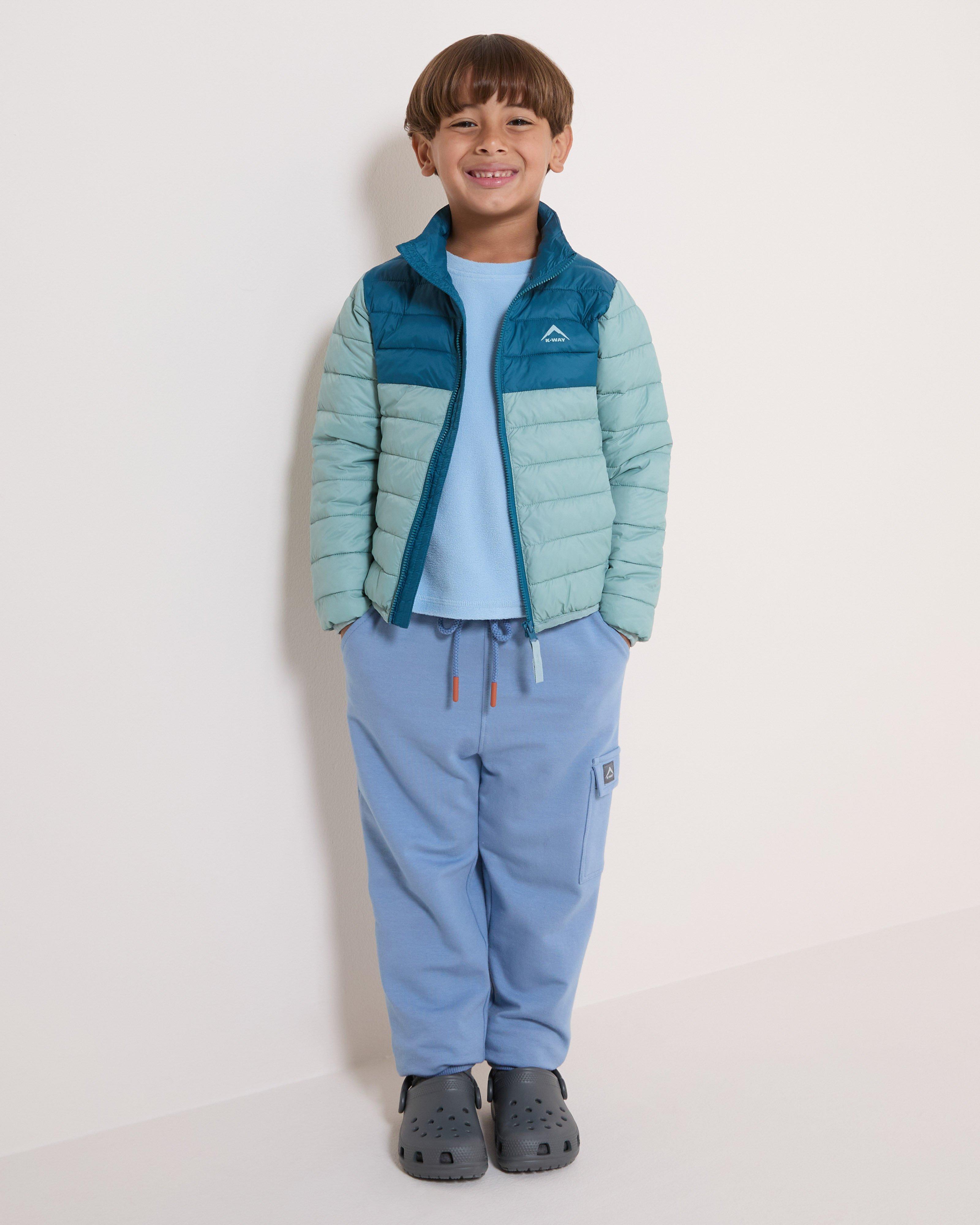K-WAY Kids Colourblock Puffer Jacket