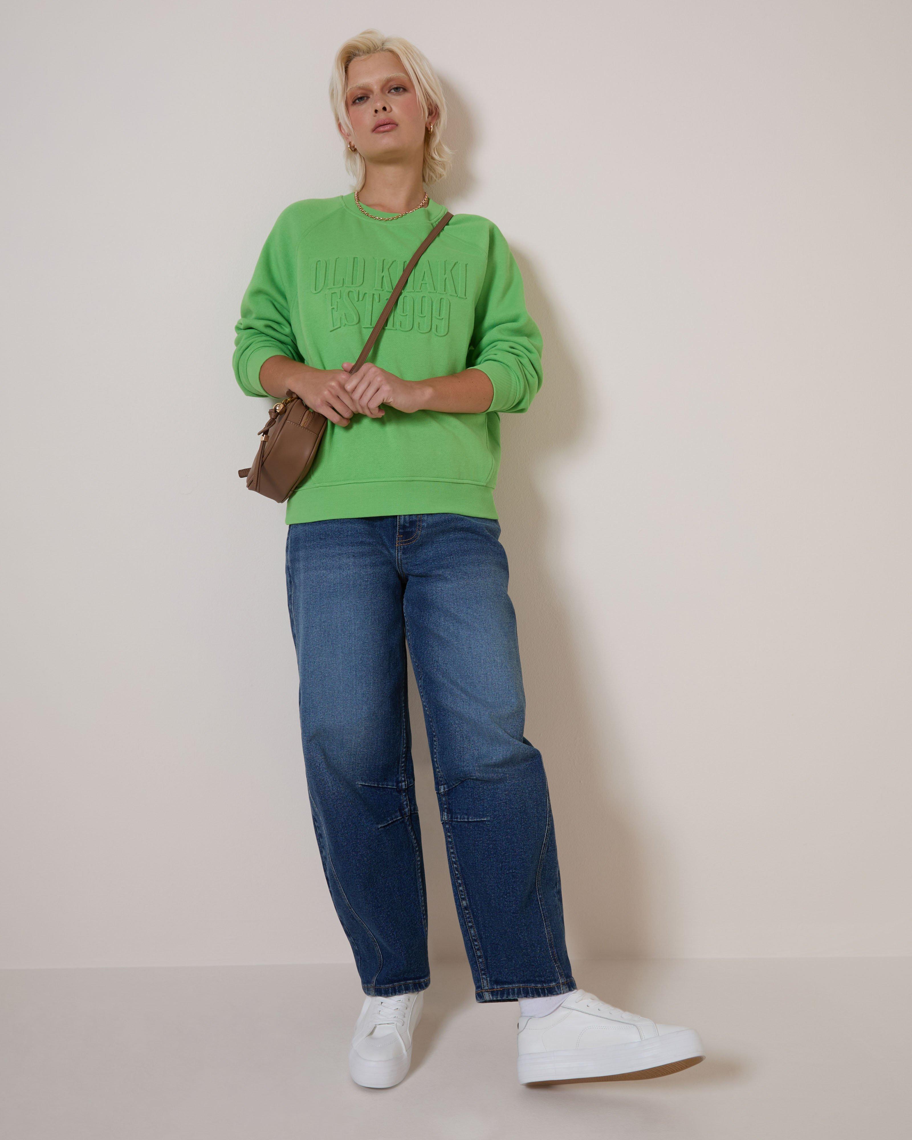 Women's Bonnie Embossed Sweat | Old Khaki