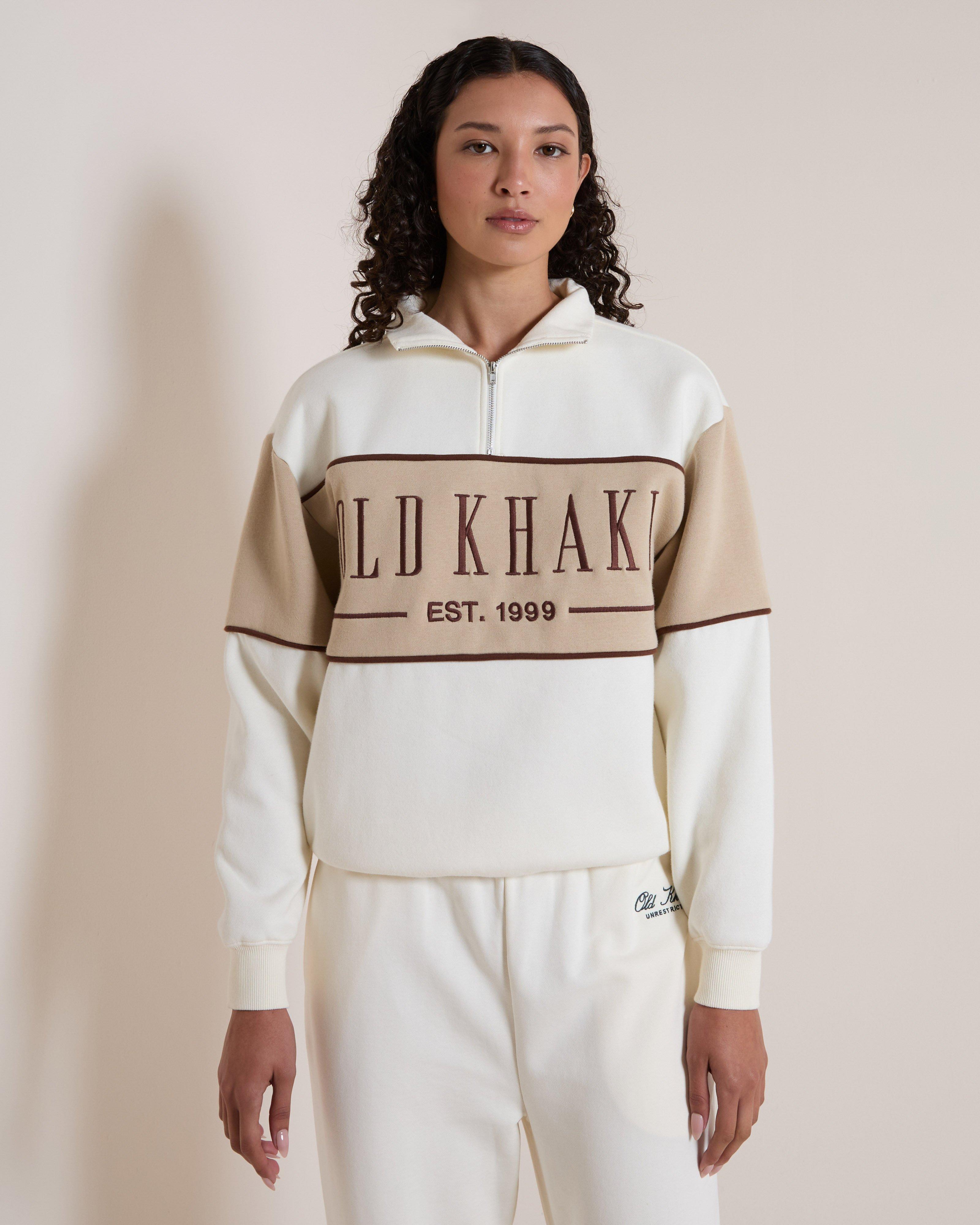 Old Khaki Women's Mandy 1/4 Zip Sweat Top | Cape Union Mart