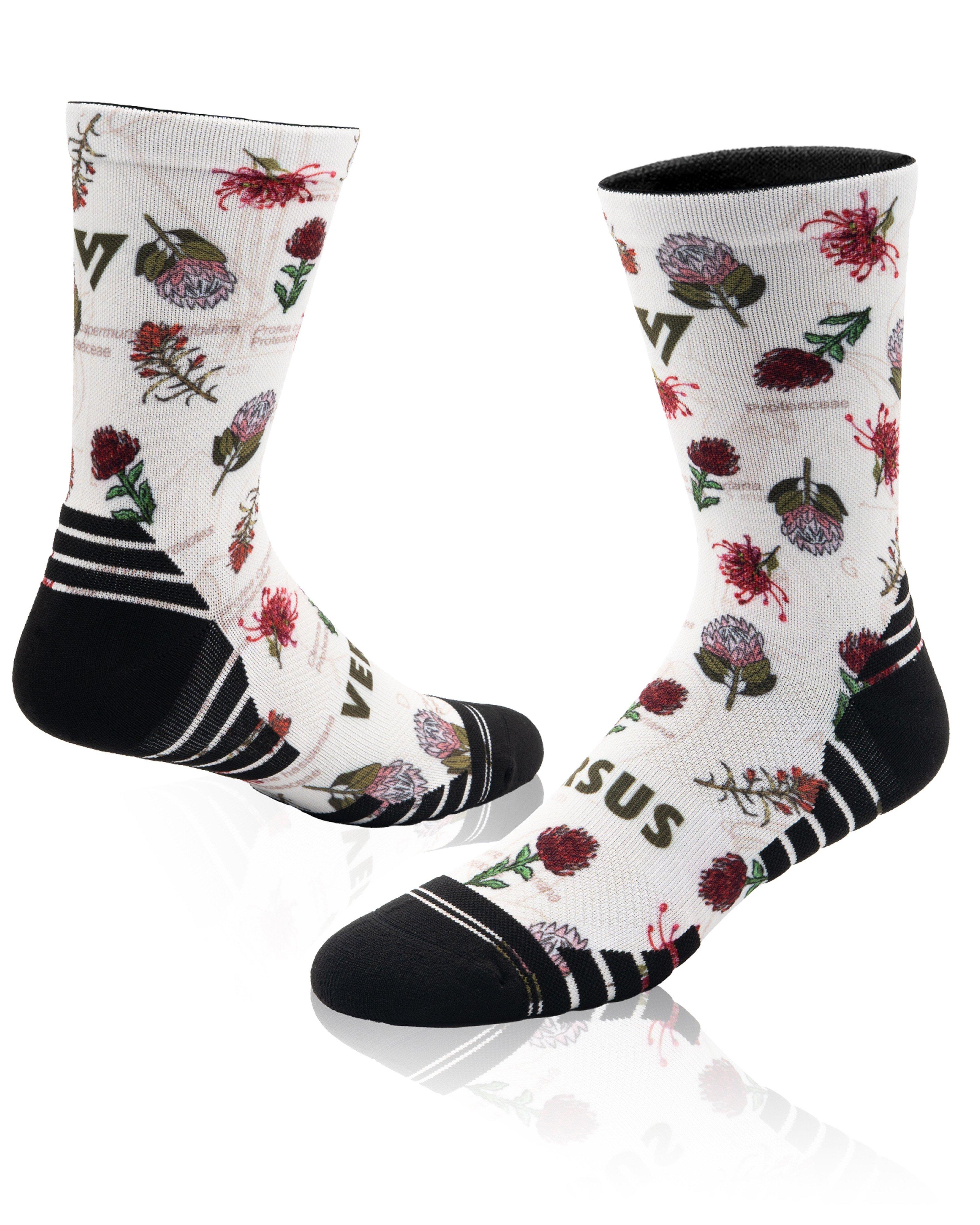 VERSUS Women's Protea Active Crew Socks -  Milk