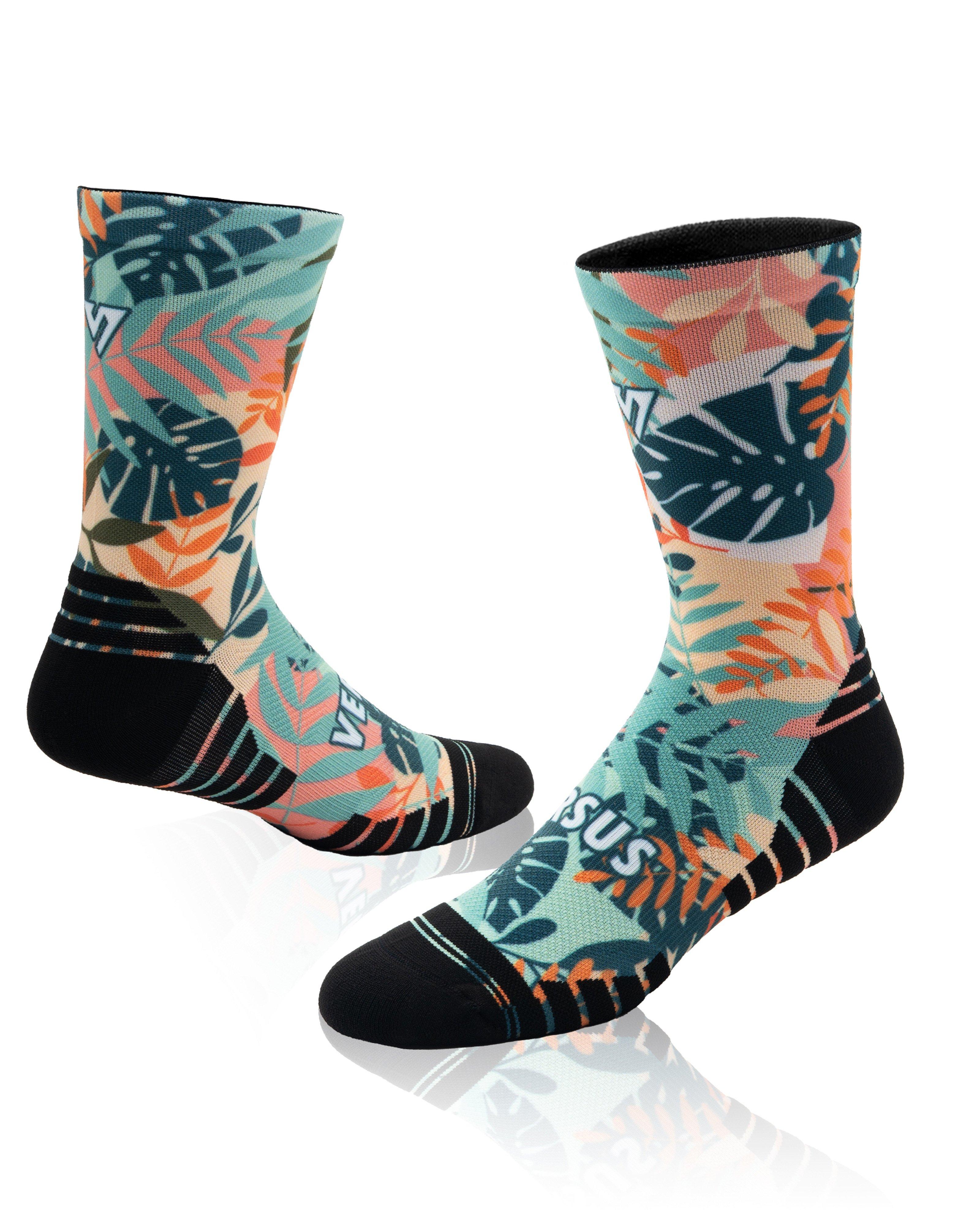 VERSUS Men's Tropical Active Crew Socks -  Assorted