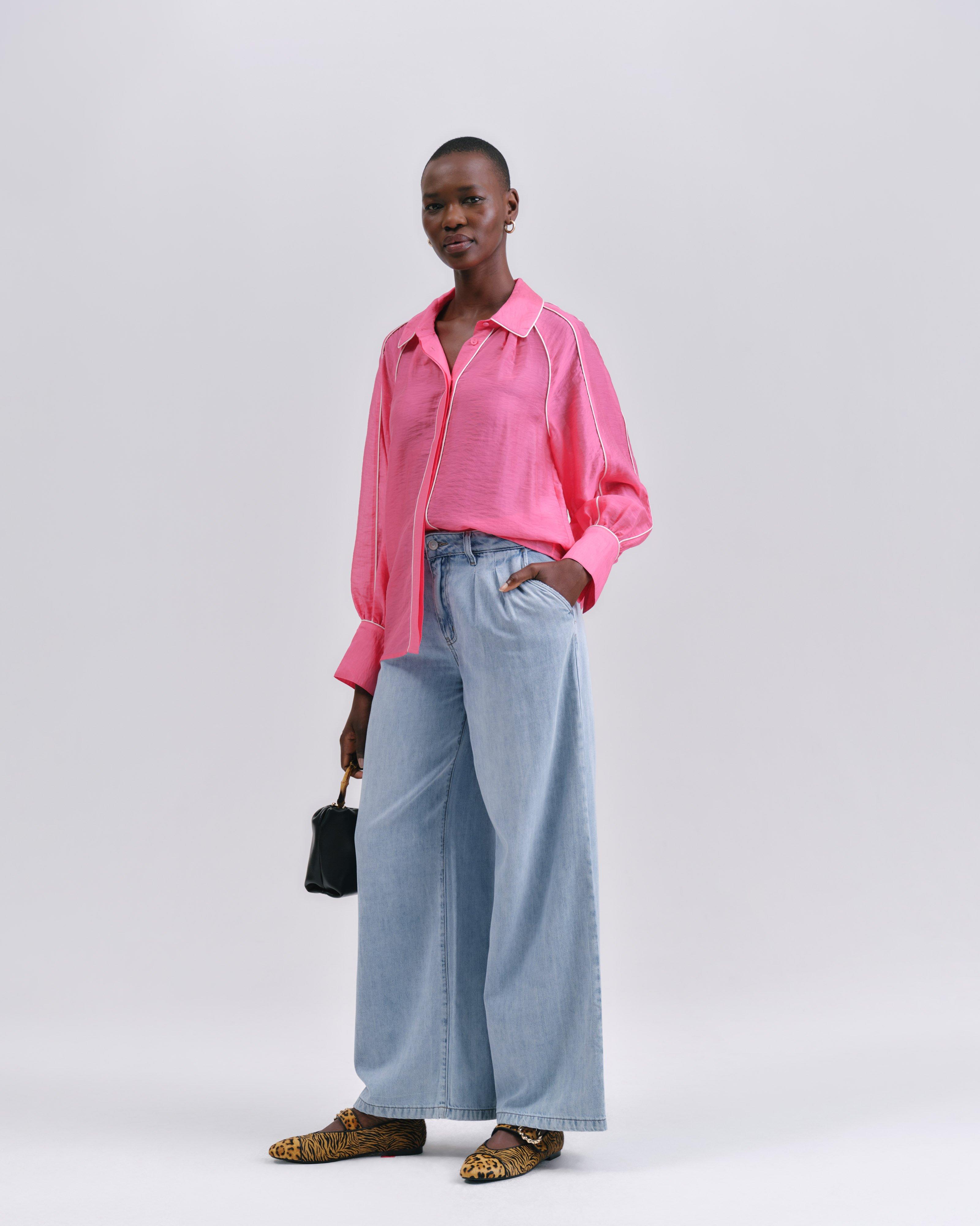 Brooks Seam Detail Blouse - Poetry Clothing Store
