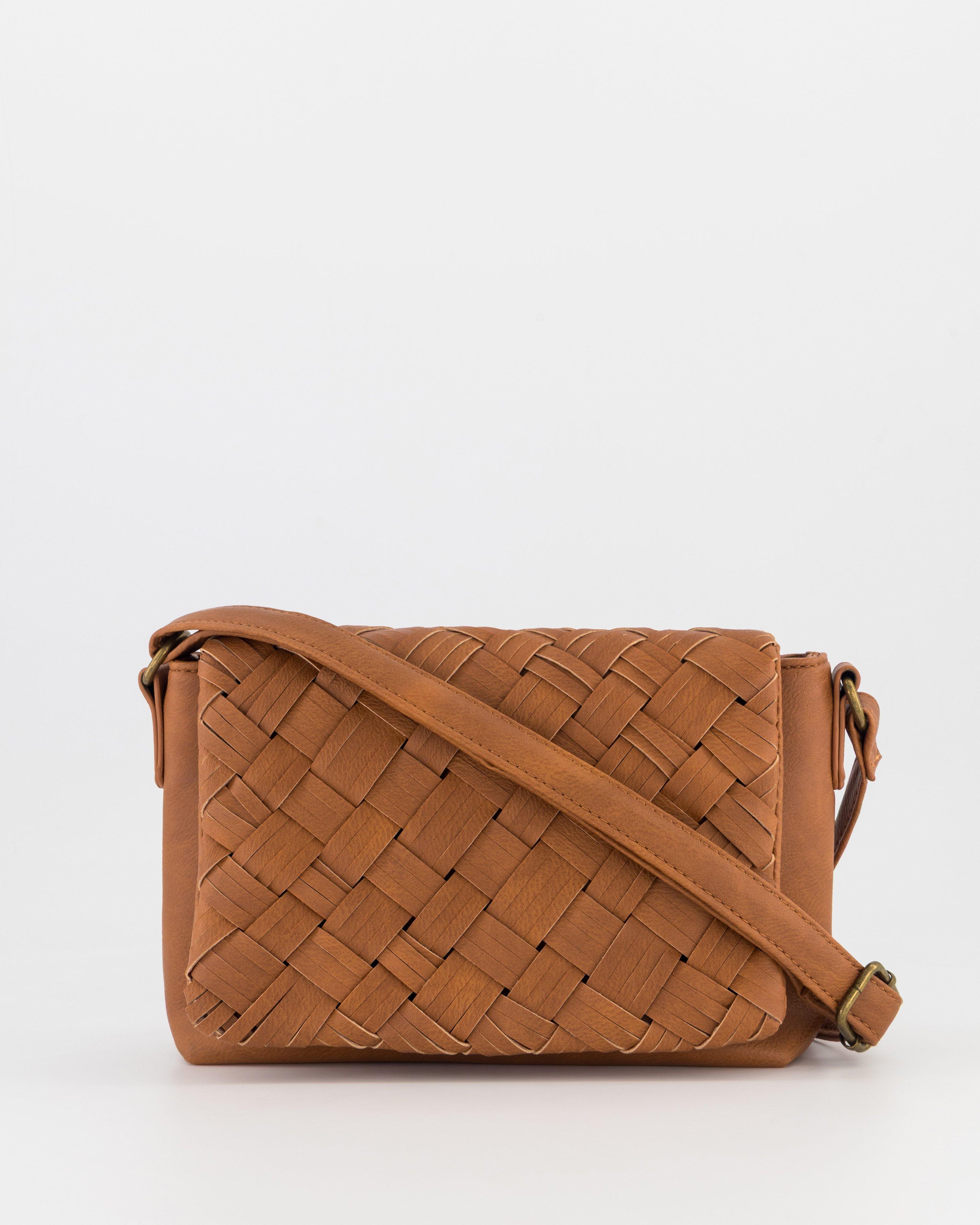 Women's Sandy Crossbody Weave Bag