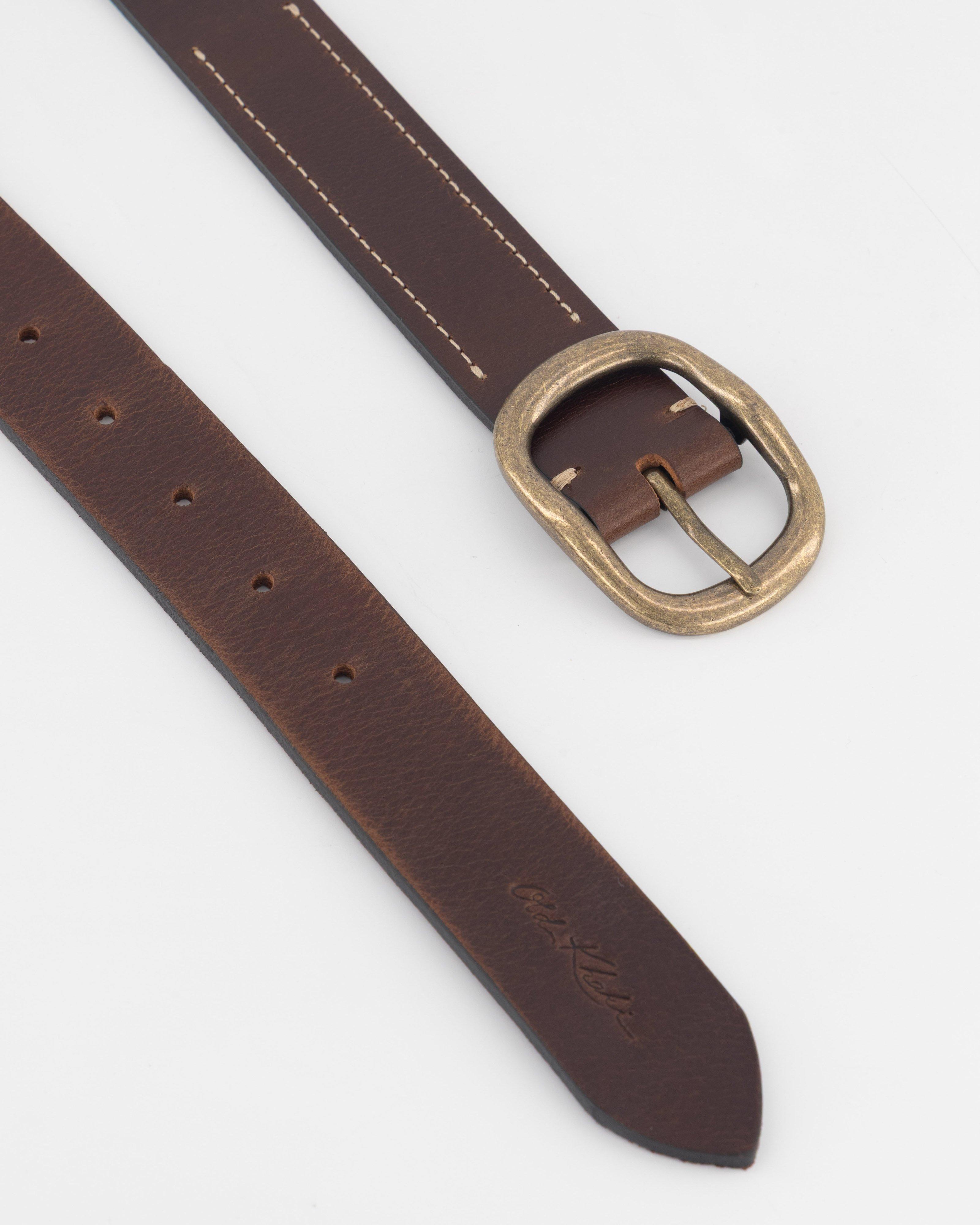 Women's Becky Leather Belt | Old Khaki