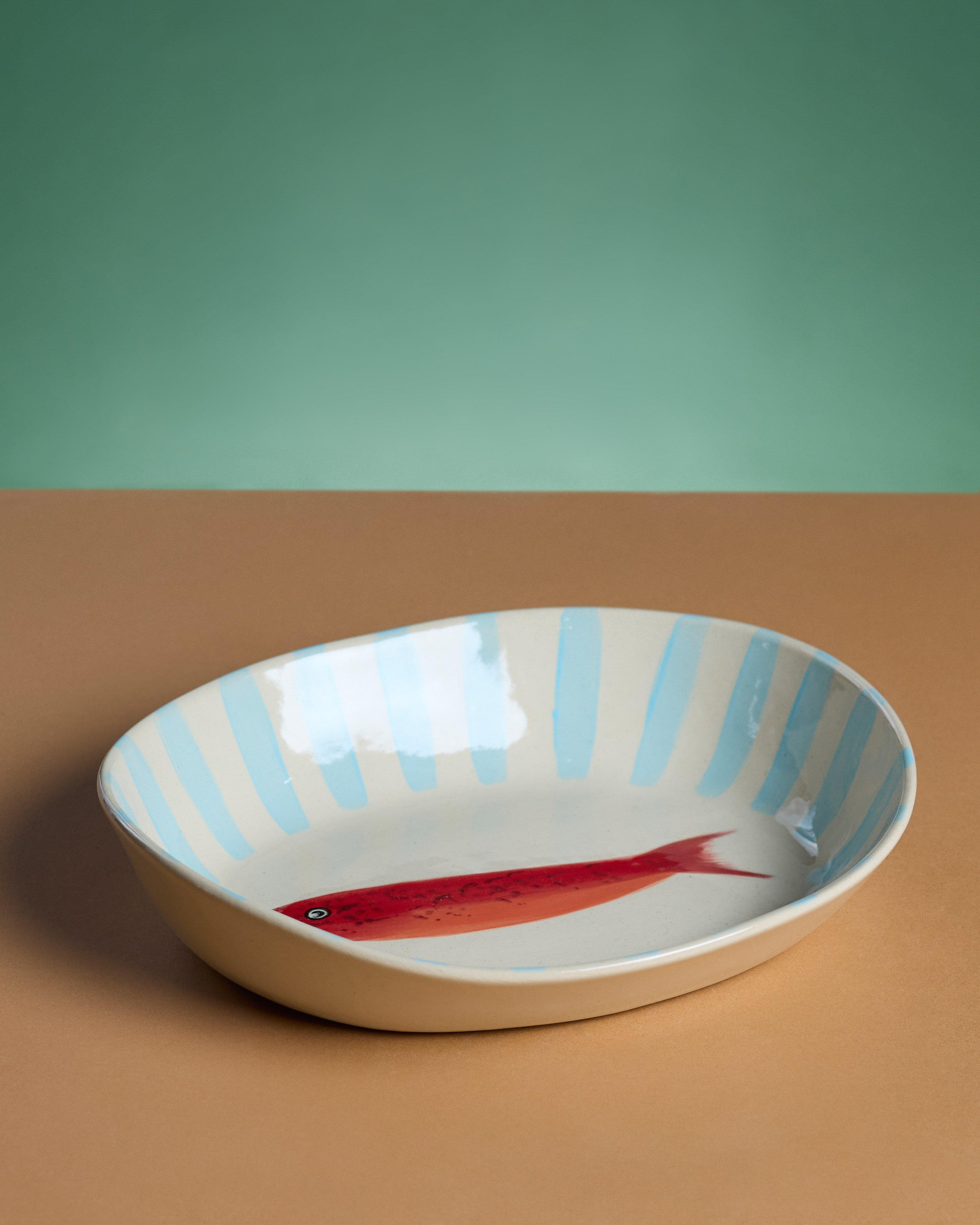  Sardine Medium Oval Bowl  -  Assorted