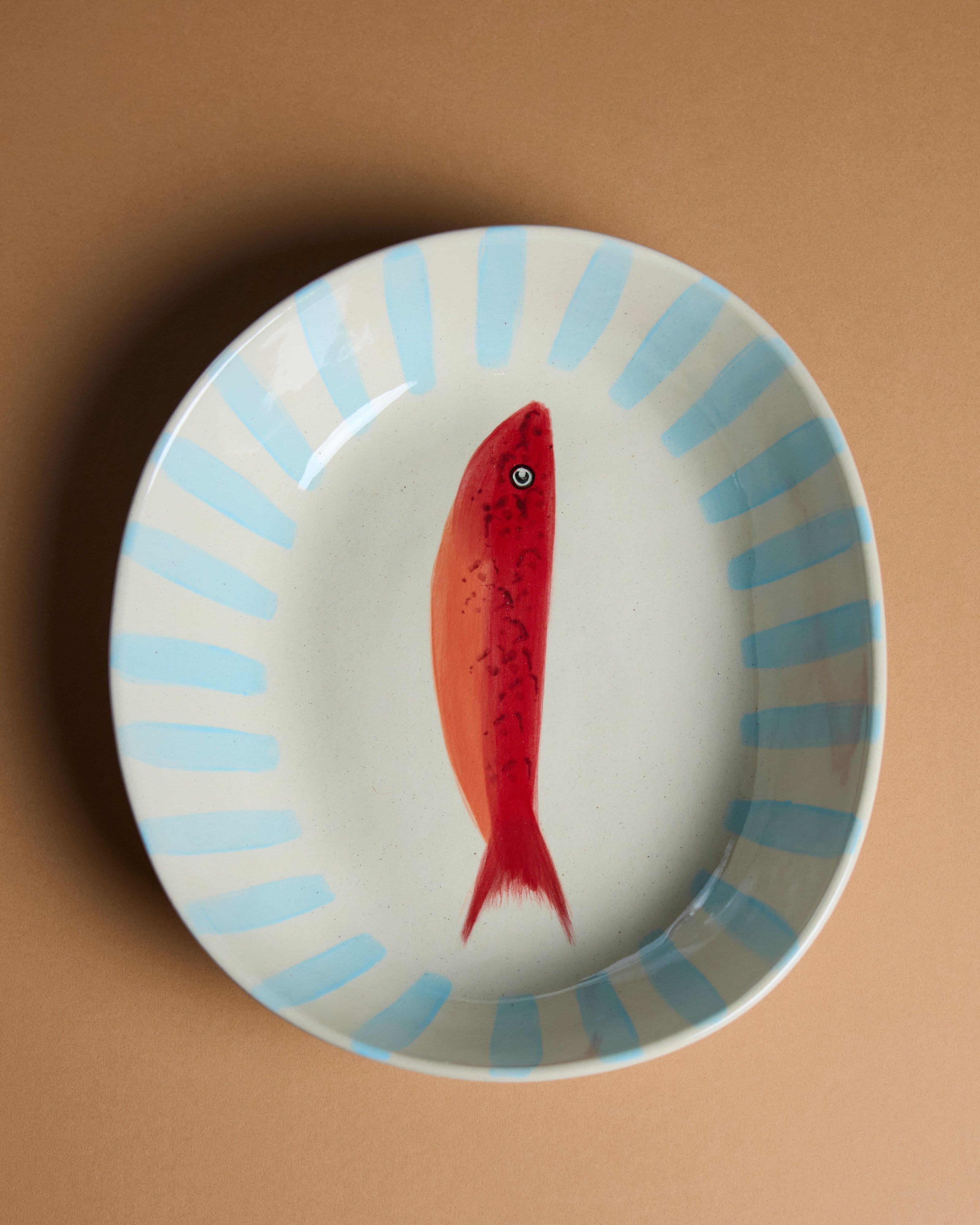  Sardine Medium Oval Bowl  -  Assorted