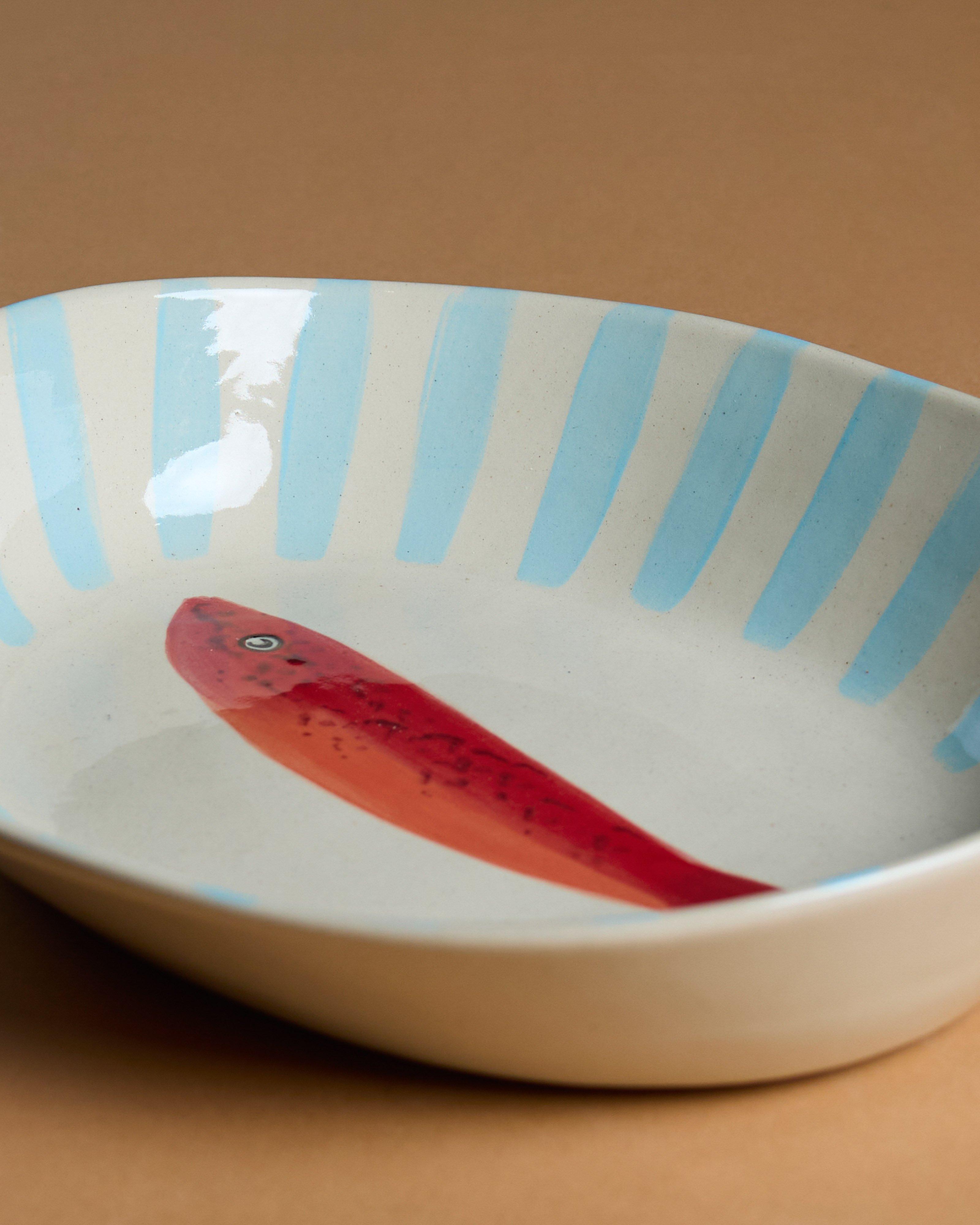  Sardine Medium Oval Bowl  -  Assorted