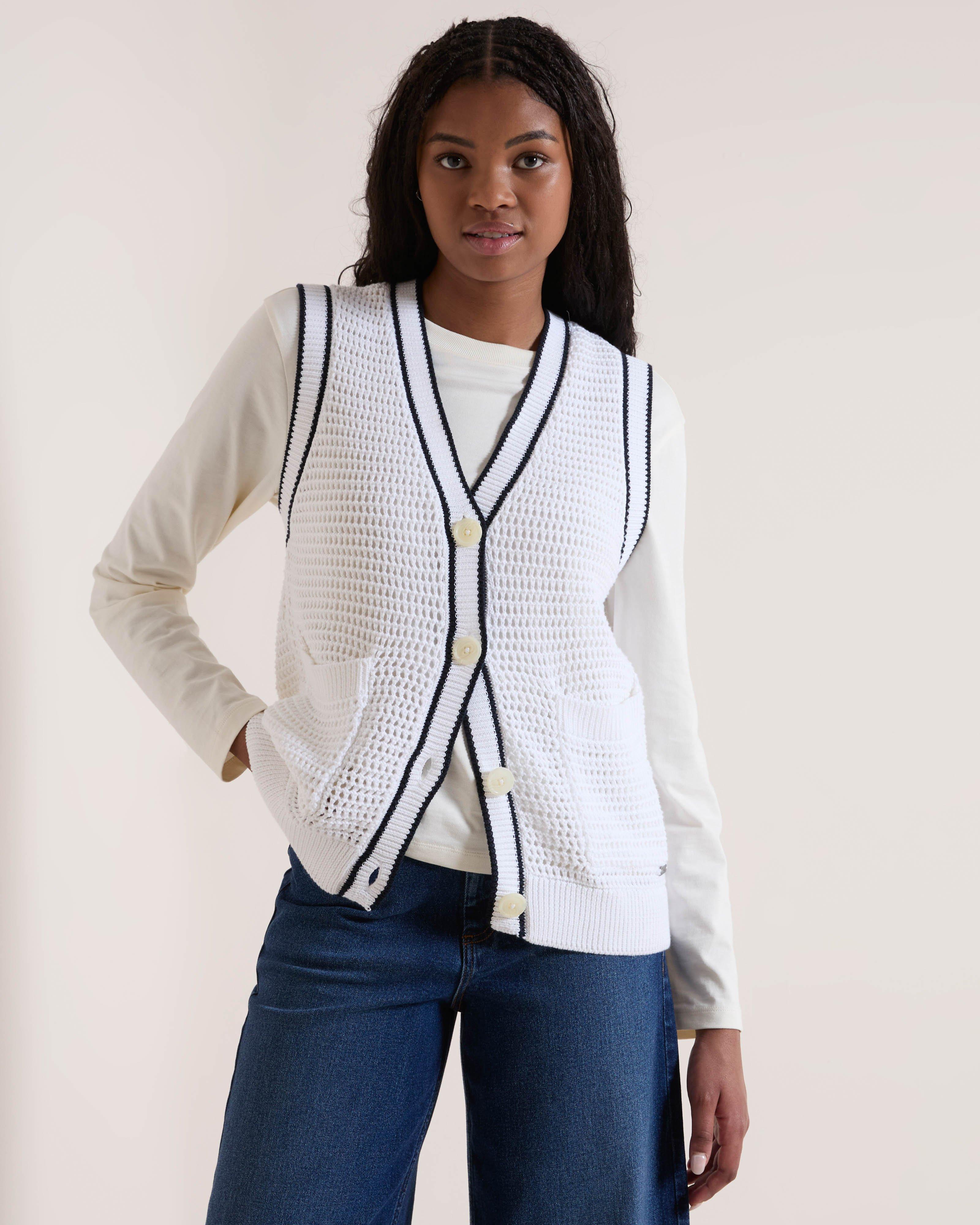 Women's Tizzi Sleeveless Cardigan | Old Khaki