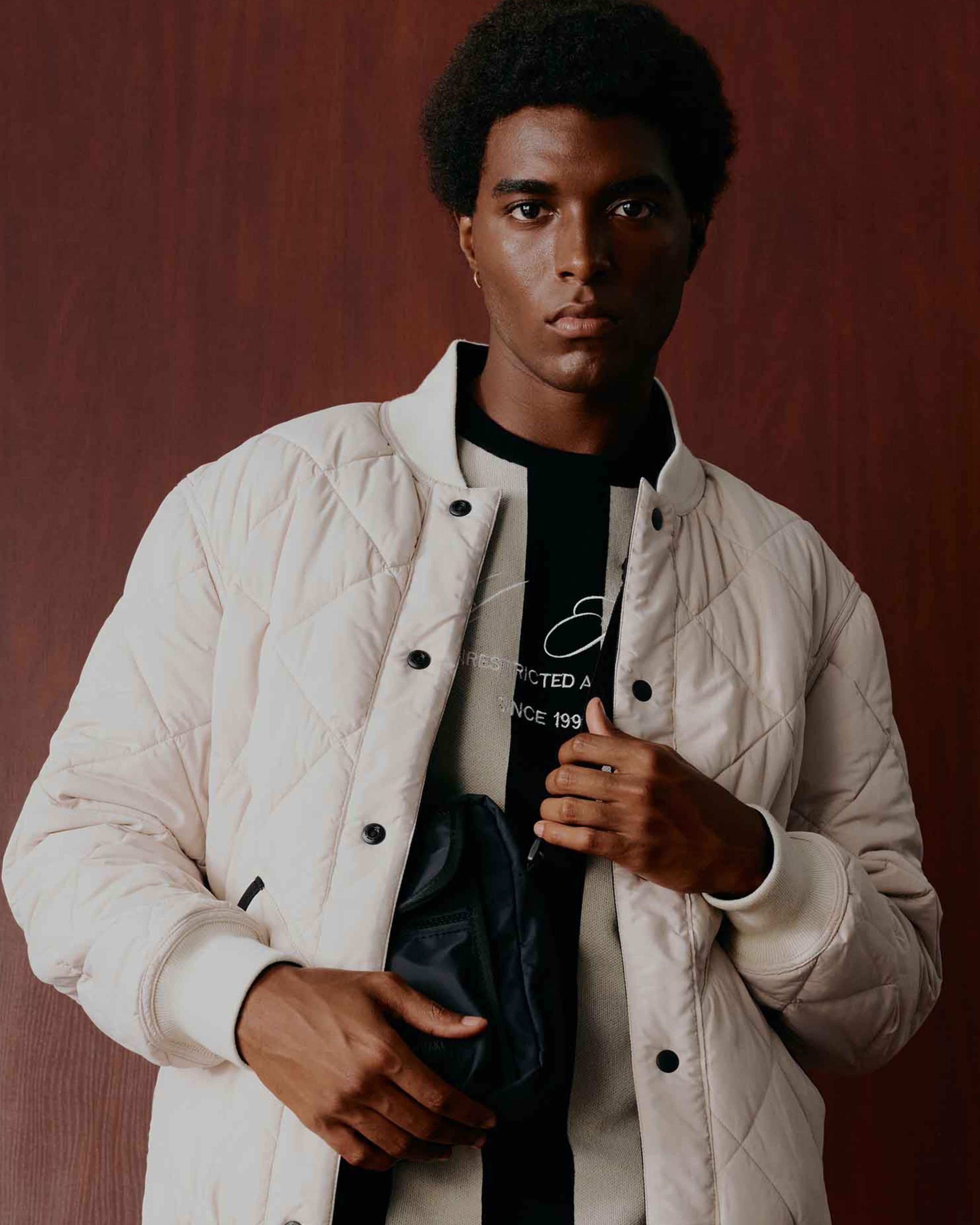 Men's Griffin Reversible Bomber Jacket | Old Khaki