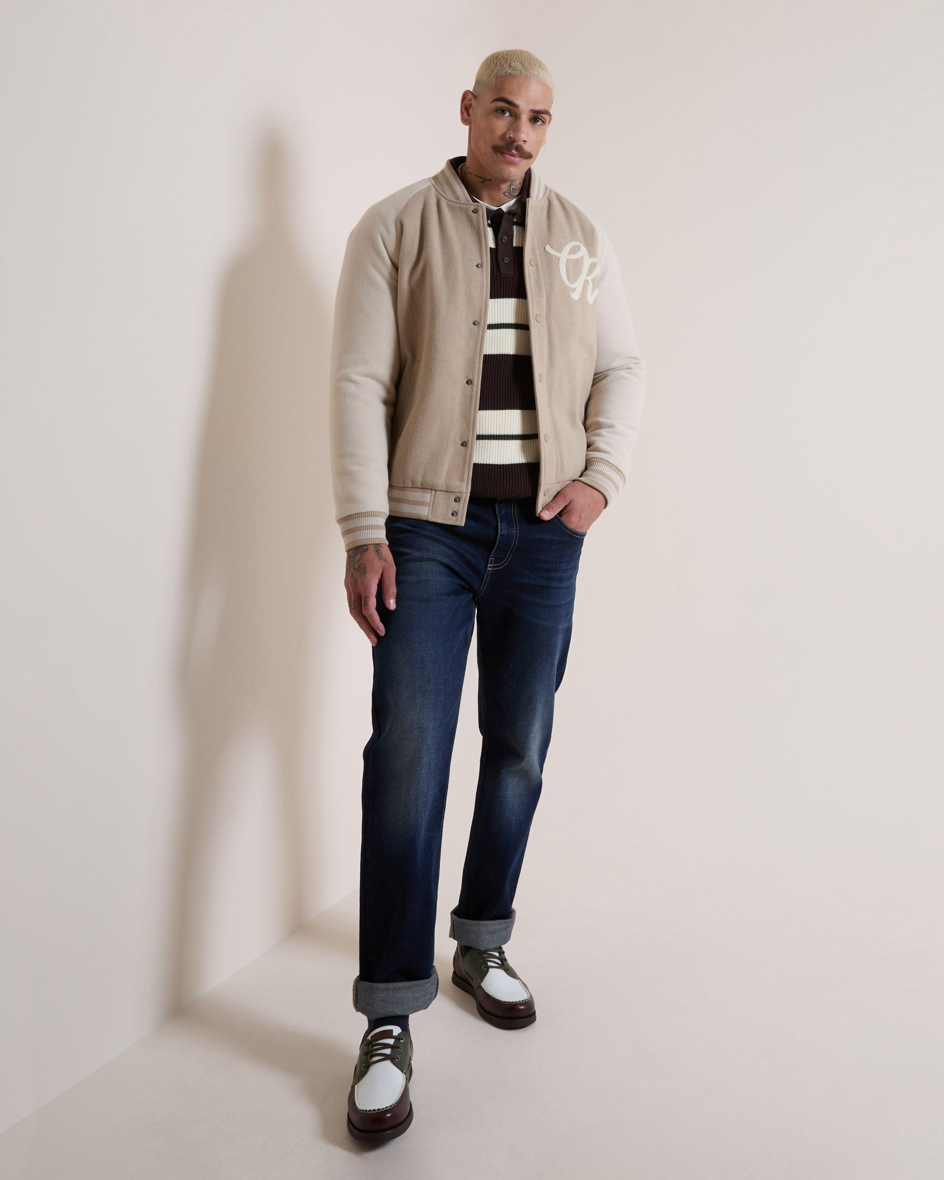 Men&rsquo;s Seth Varsity Bomber Jacket