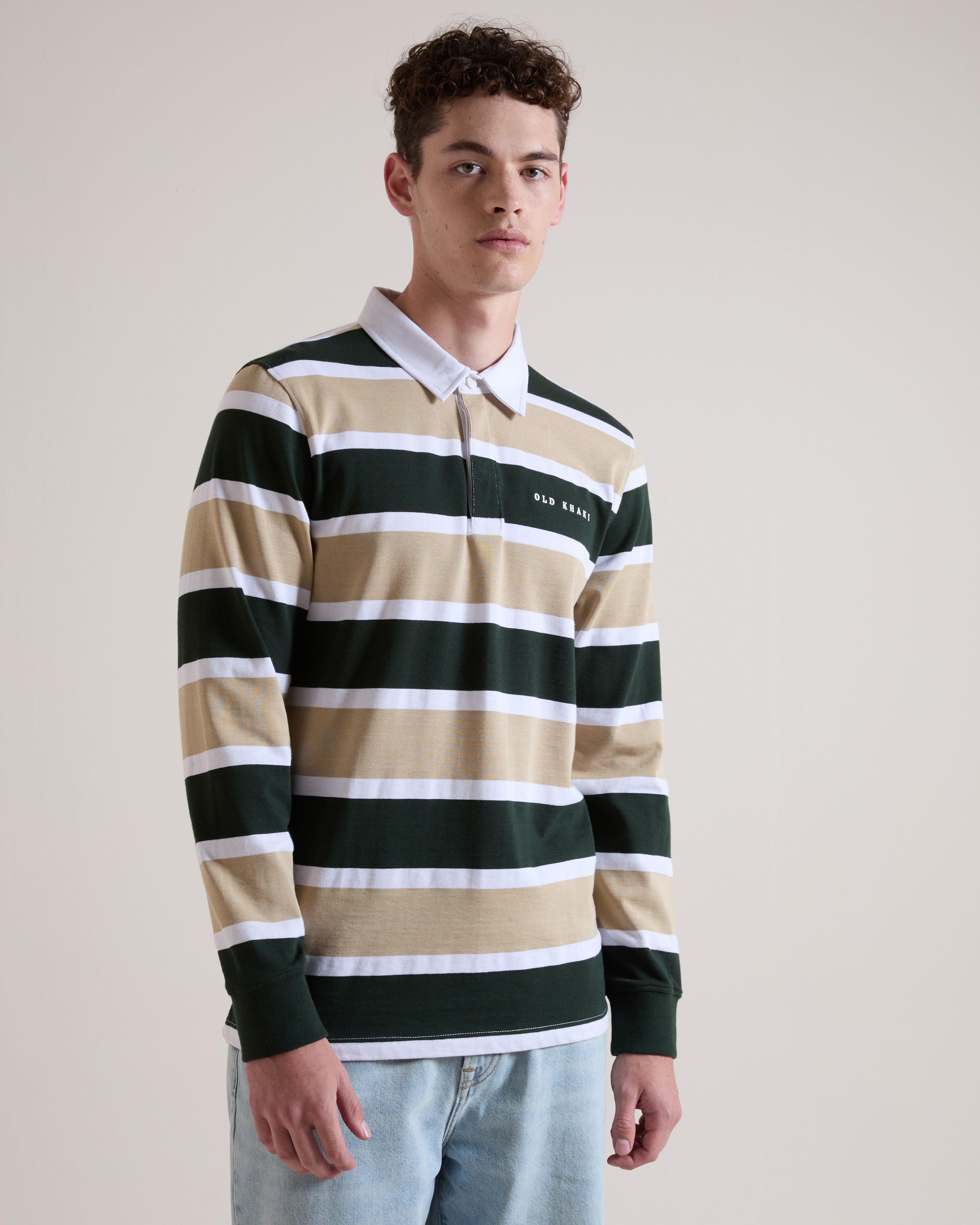 Old Khaki Men's Smith Striped Rugby Top | Cape Union Mart